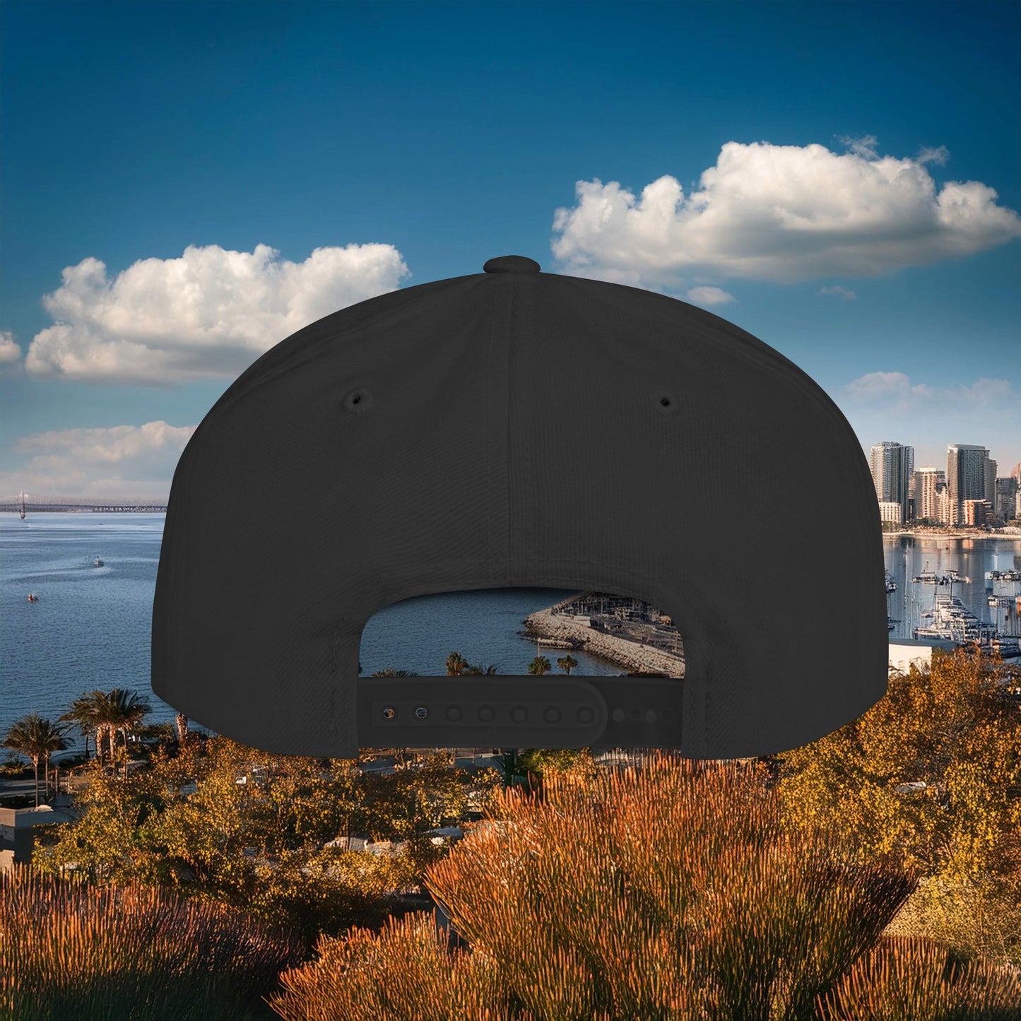 San Diego Baseball Logo Flat Bill Snapback