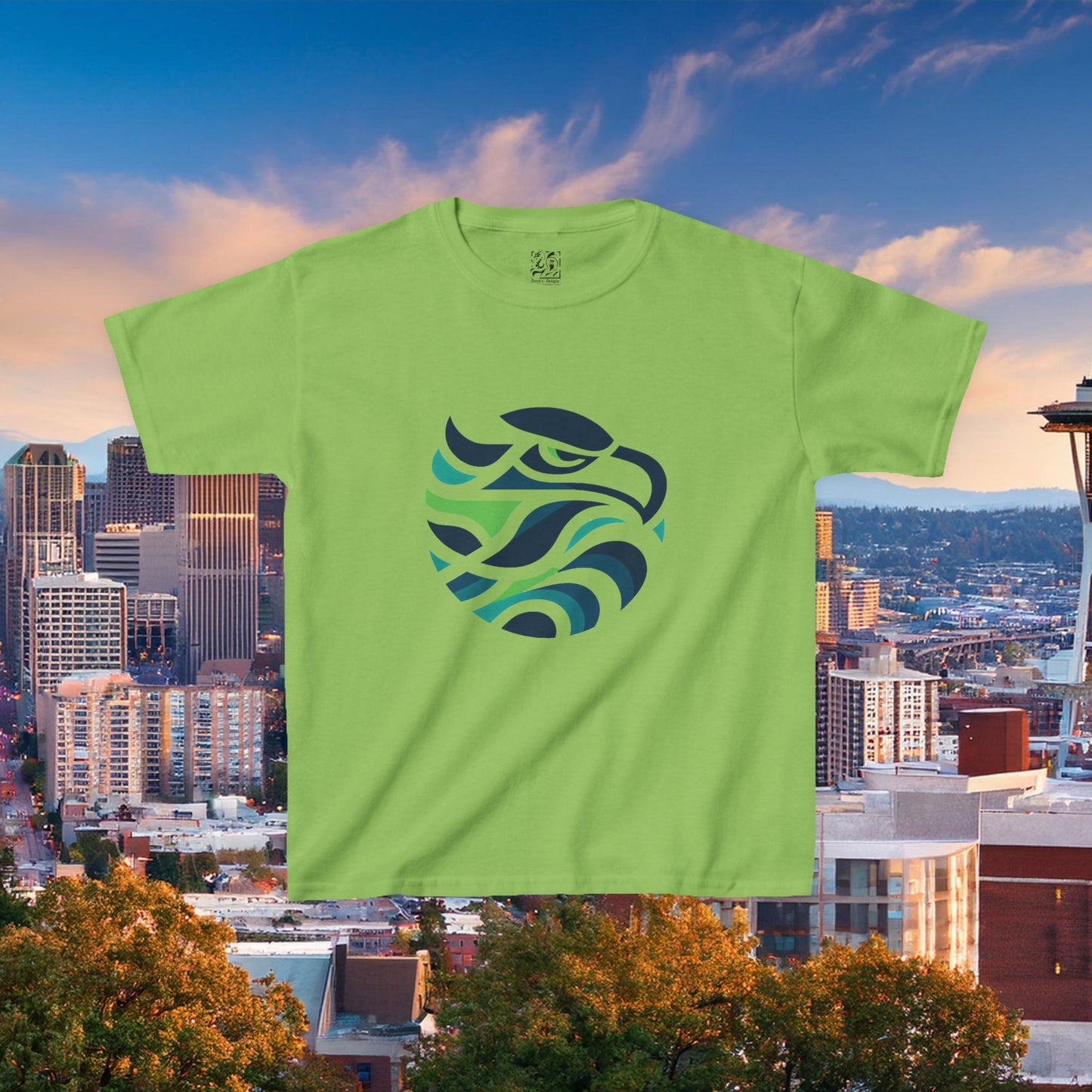 Seattle Football Logo Kids Tee