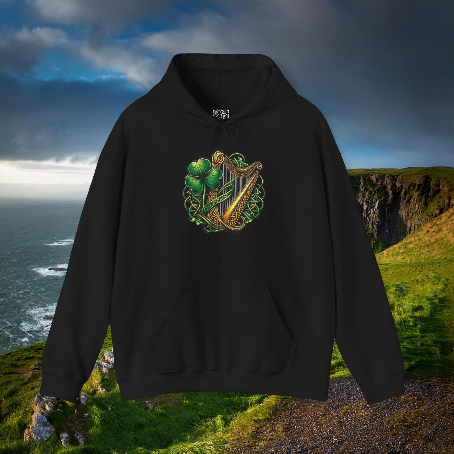 Irish Harp Hoodie