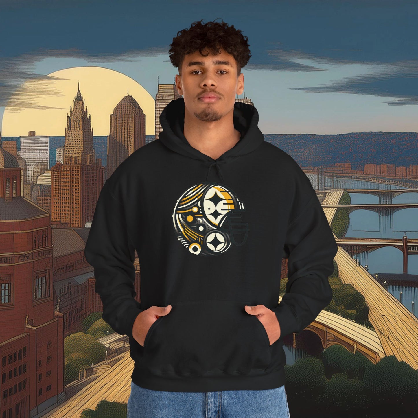 Pittsburgh Football Crest Hoodie