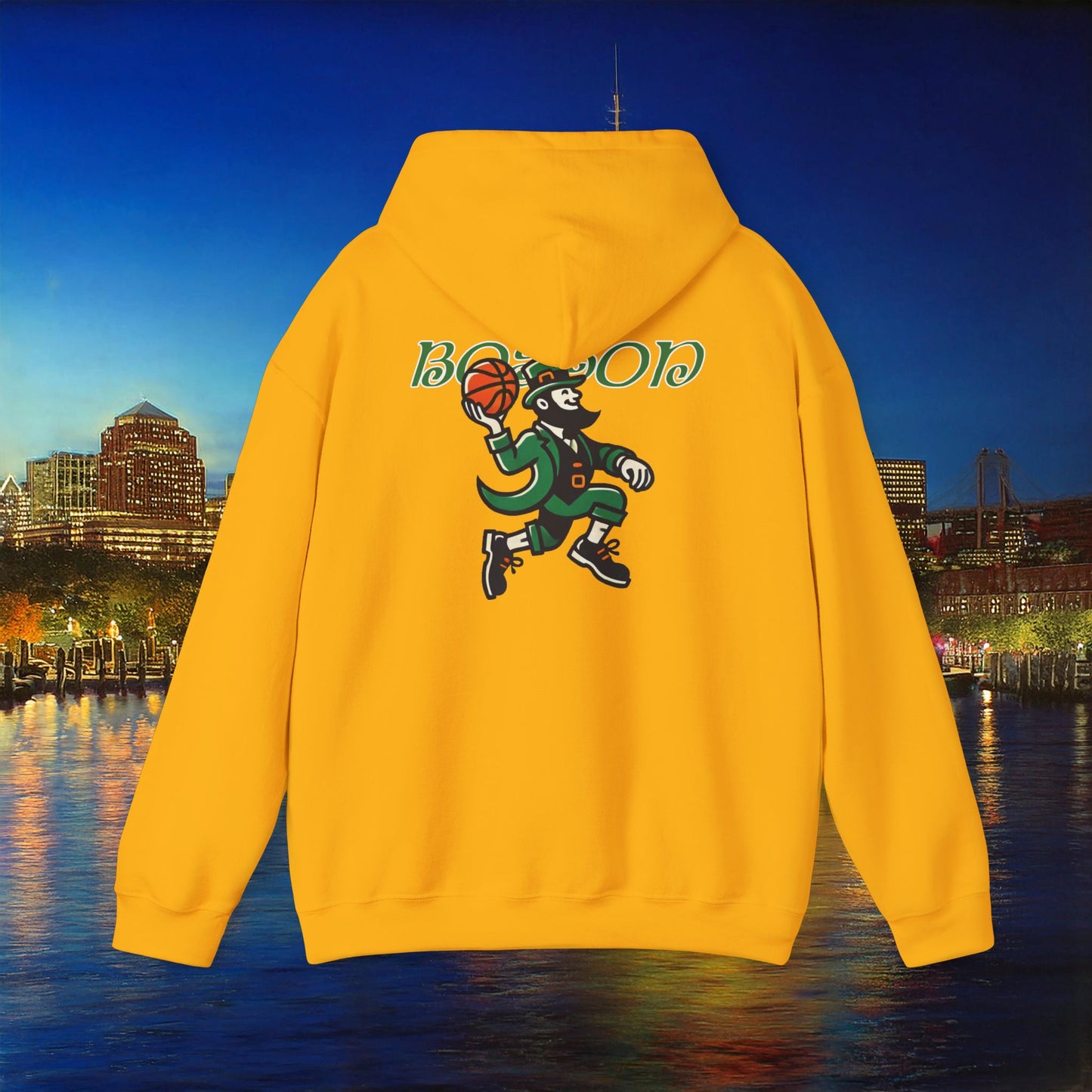 Boston Basketball Logo Hoodie