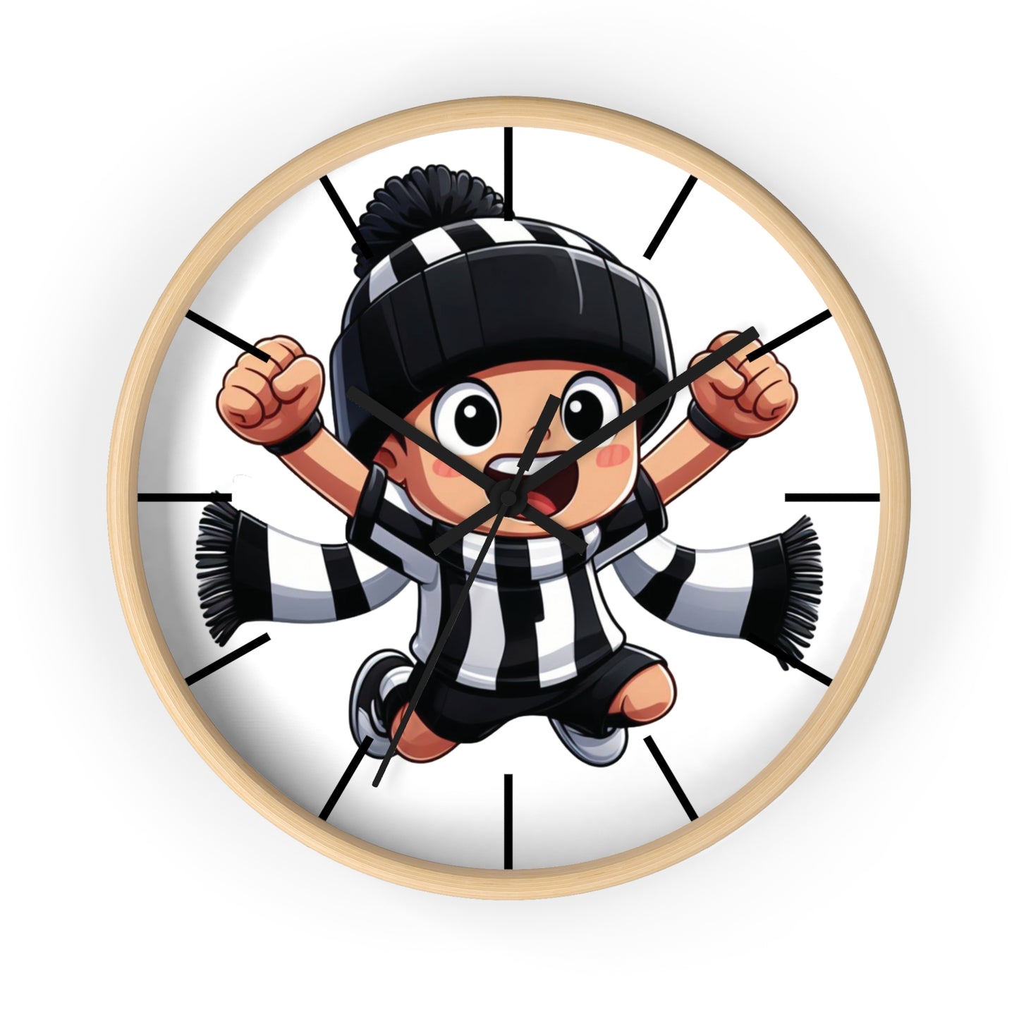 Mini Toon Supporter Wall Clock