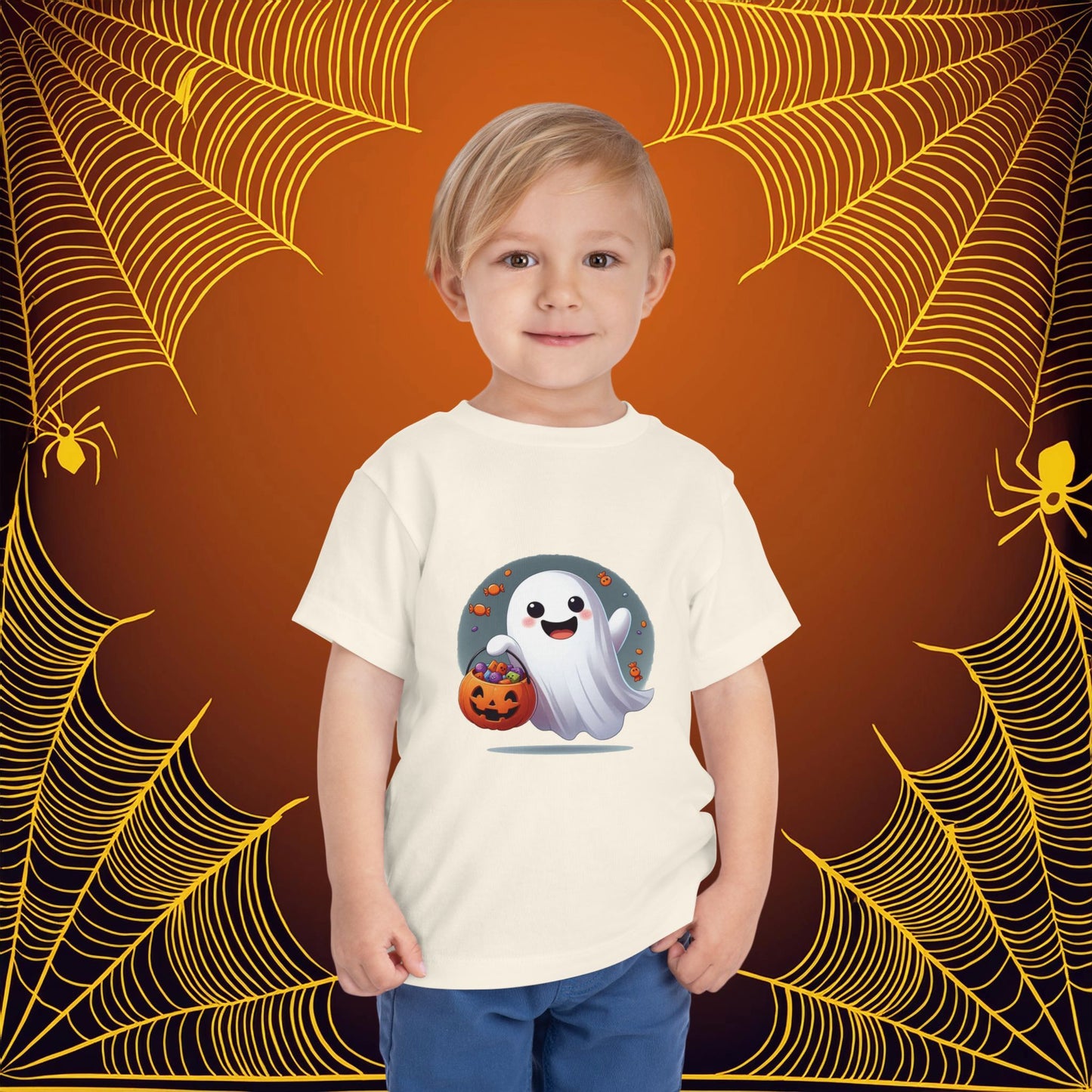 Trick or Treat Ghost Toddler Tee