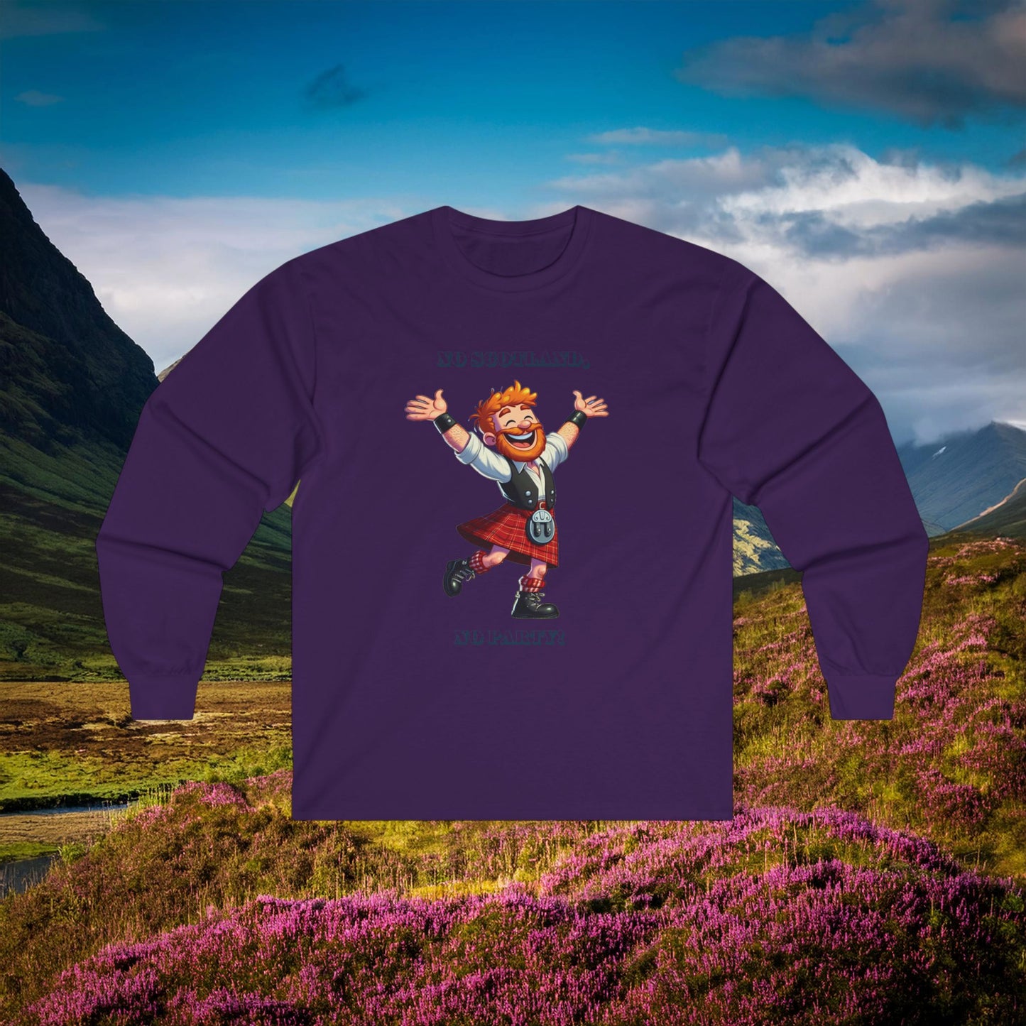 No Scotland No Party Long Sleeve Tee