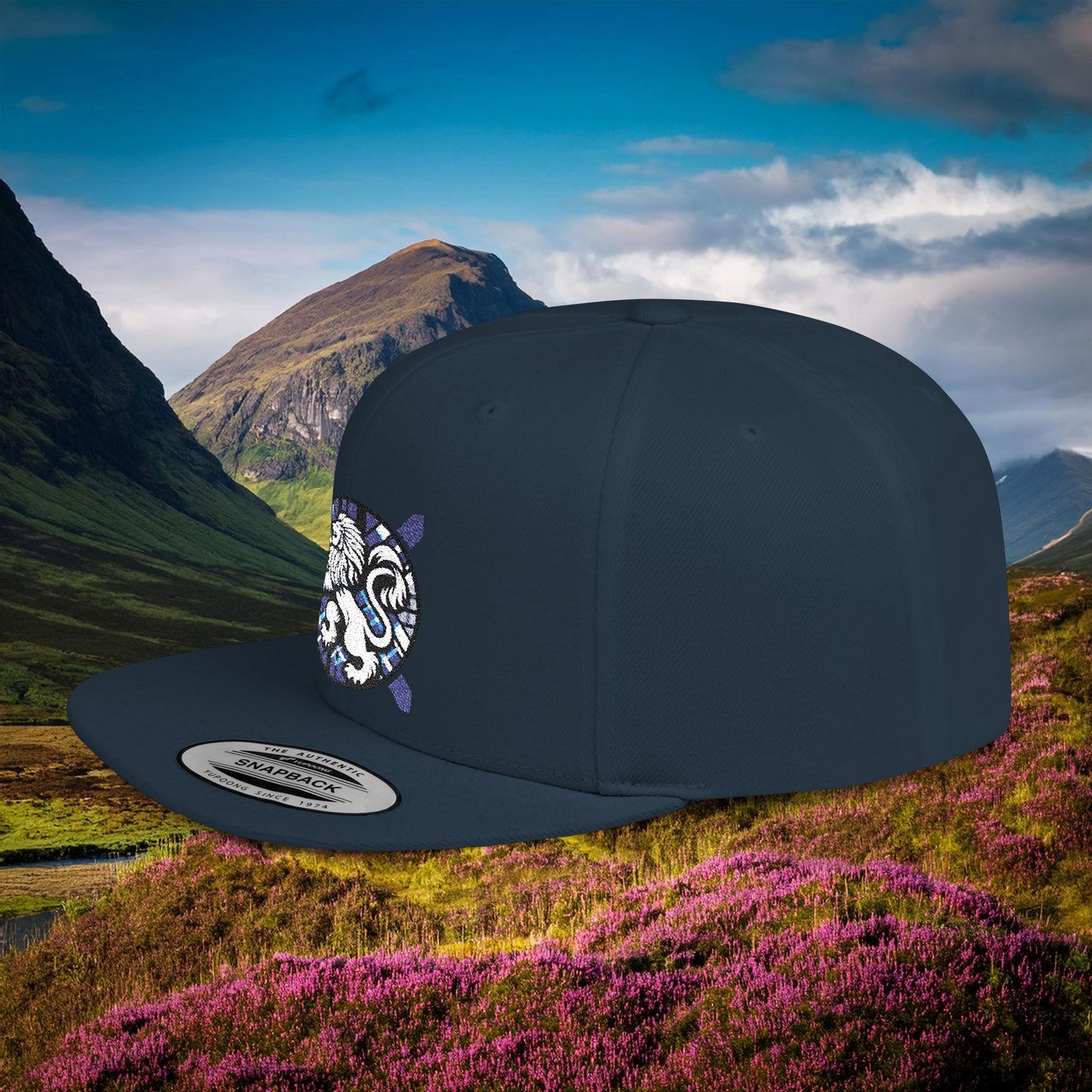 Scotland Rampant Lion Flat Bill Snapback