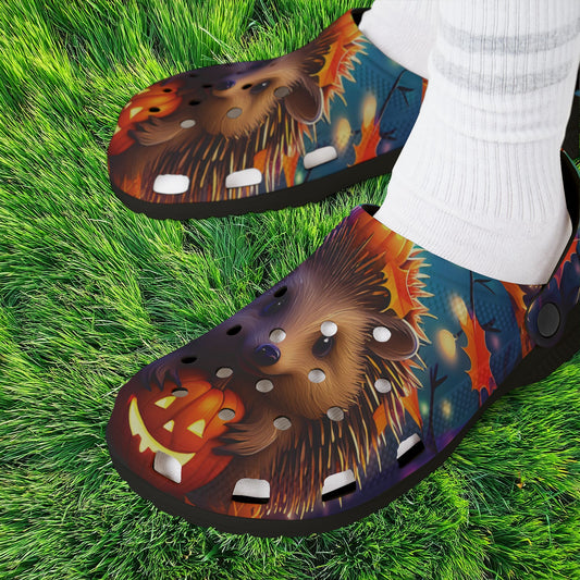 Halloween Hedgehog Foam Clogs