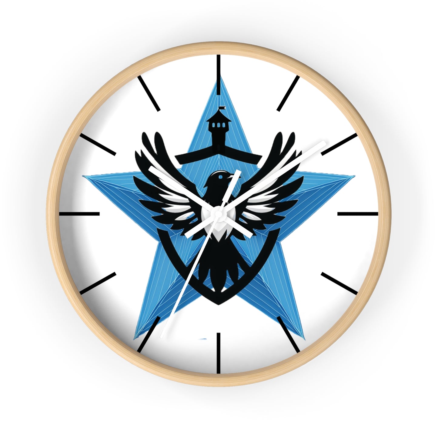 Blue Star Mags Wall Clock
