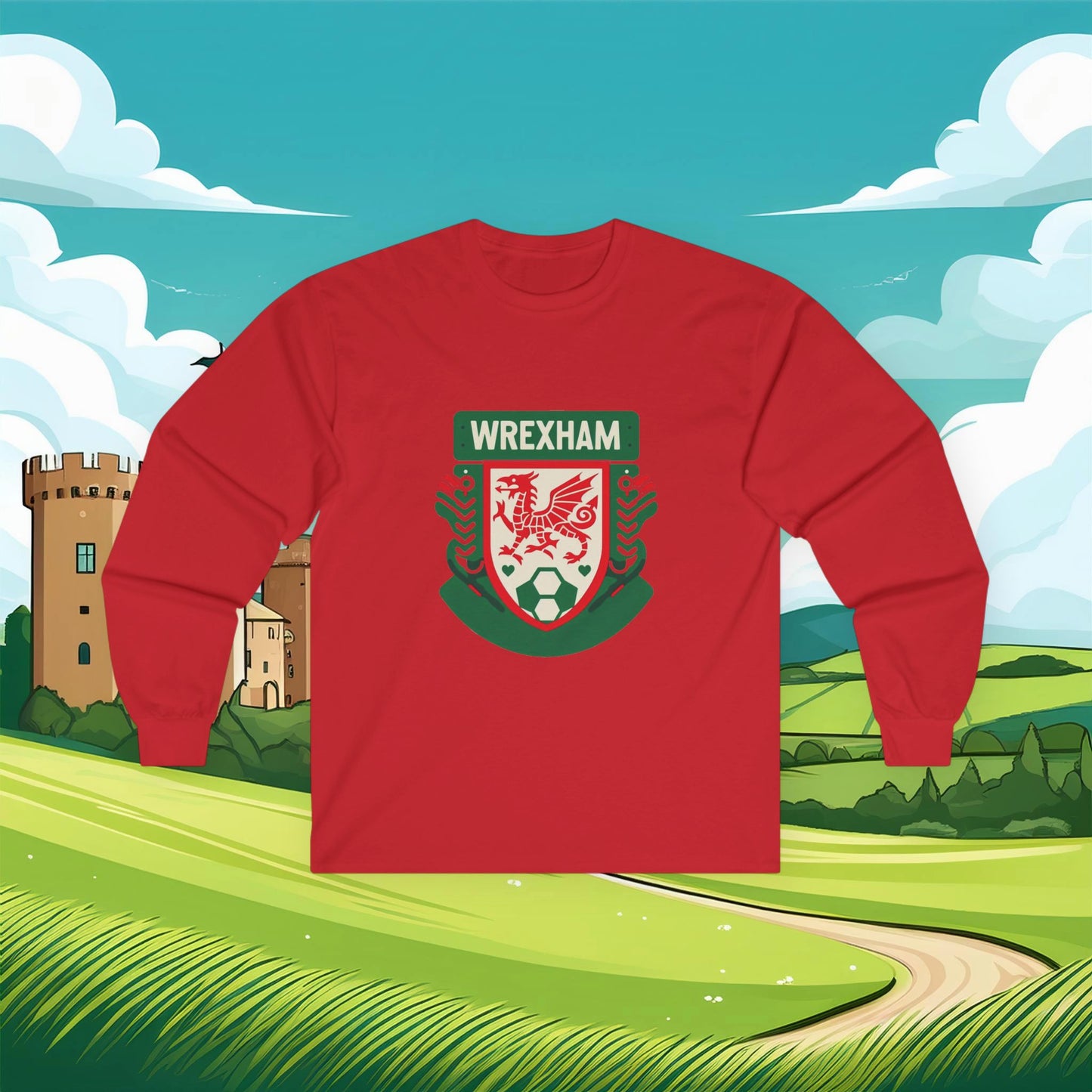 Wrexham Logo Long Sleeve Tee