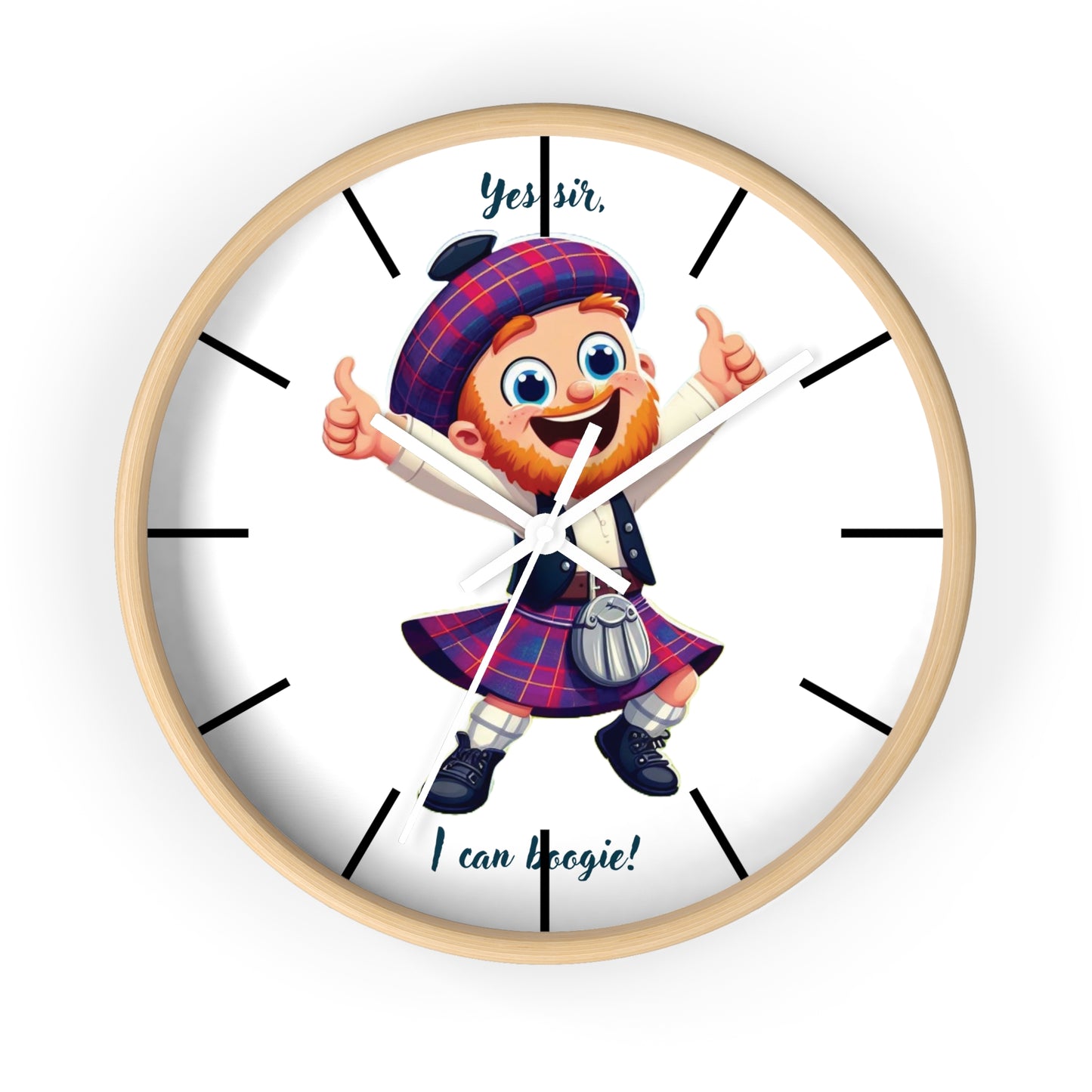 Scotland Can Boogie Wall Clock