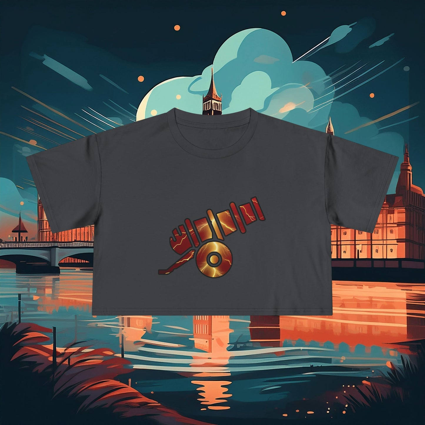 Lightning Artillery Women's Crop Tee