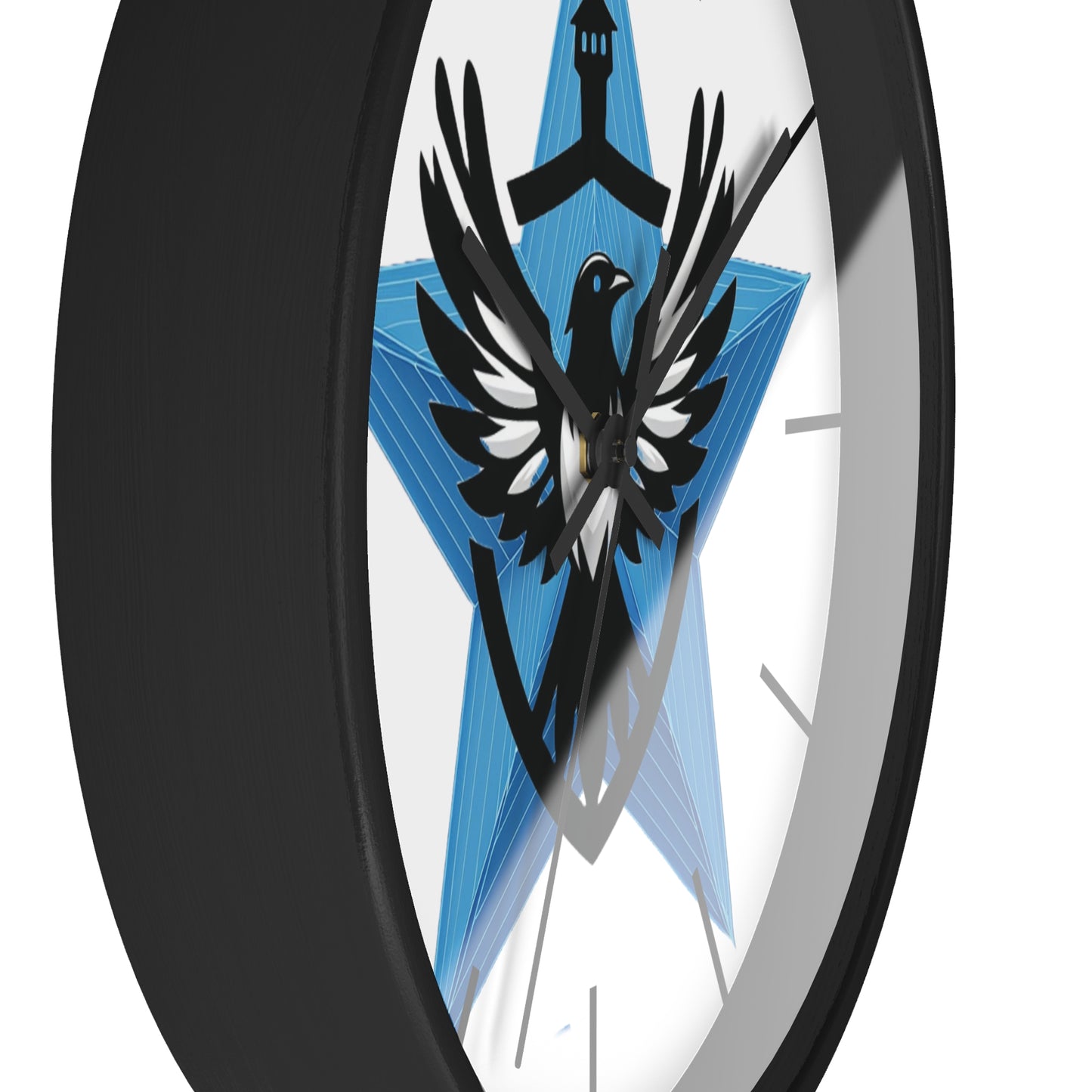 Blue Star Mags Wall Clock