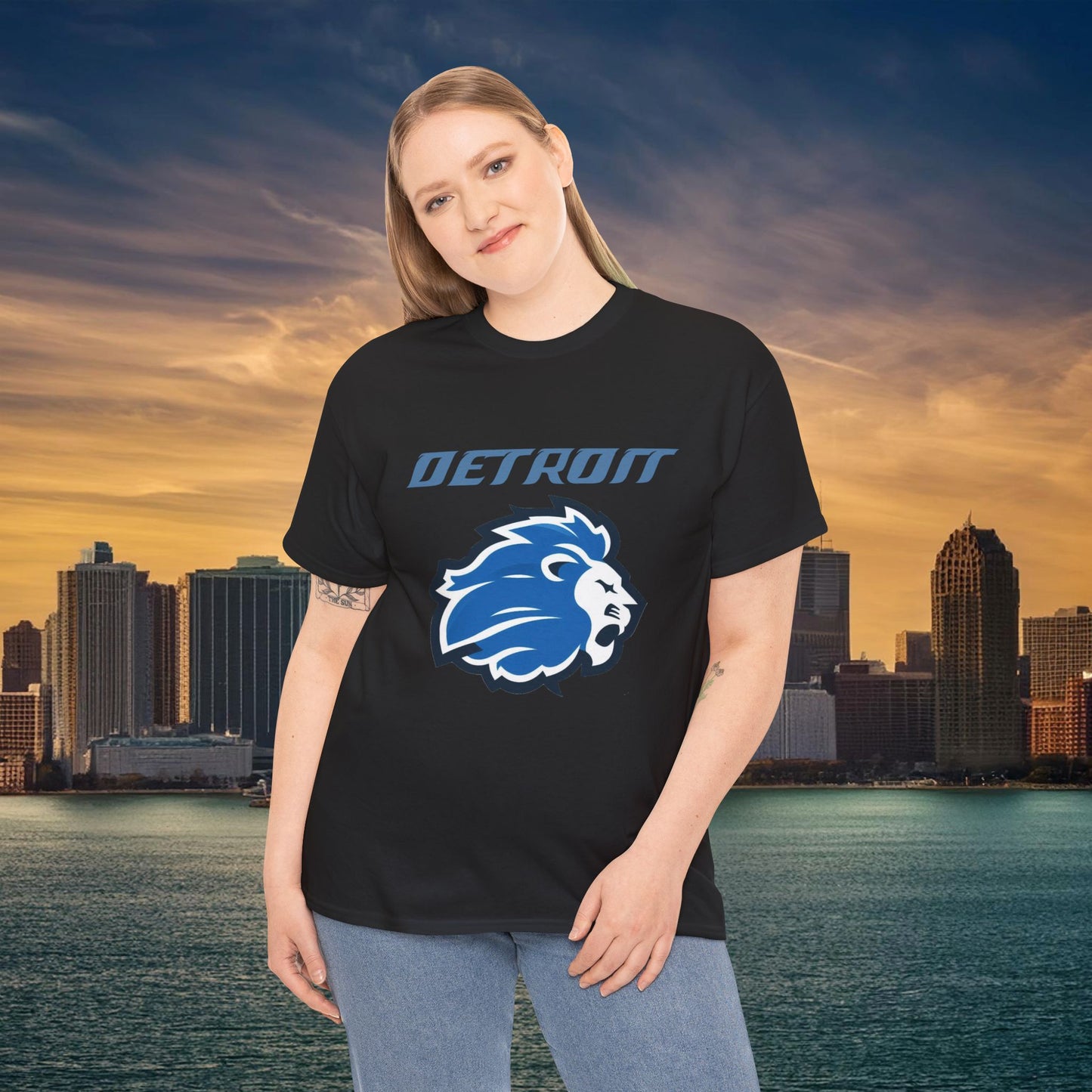 Detroit Football Logo Tee