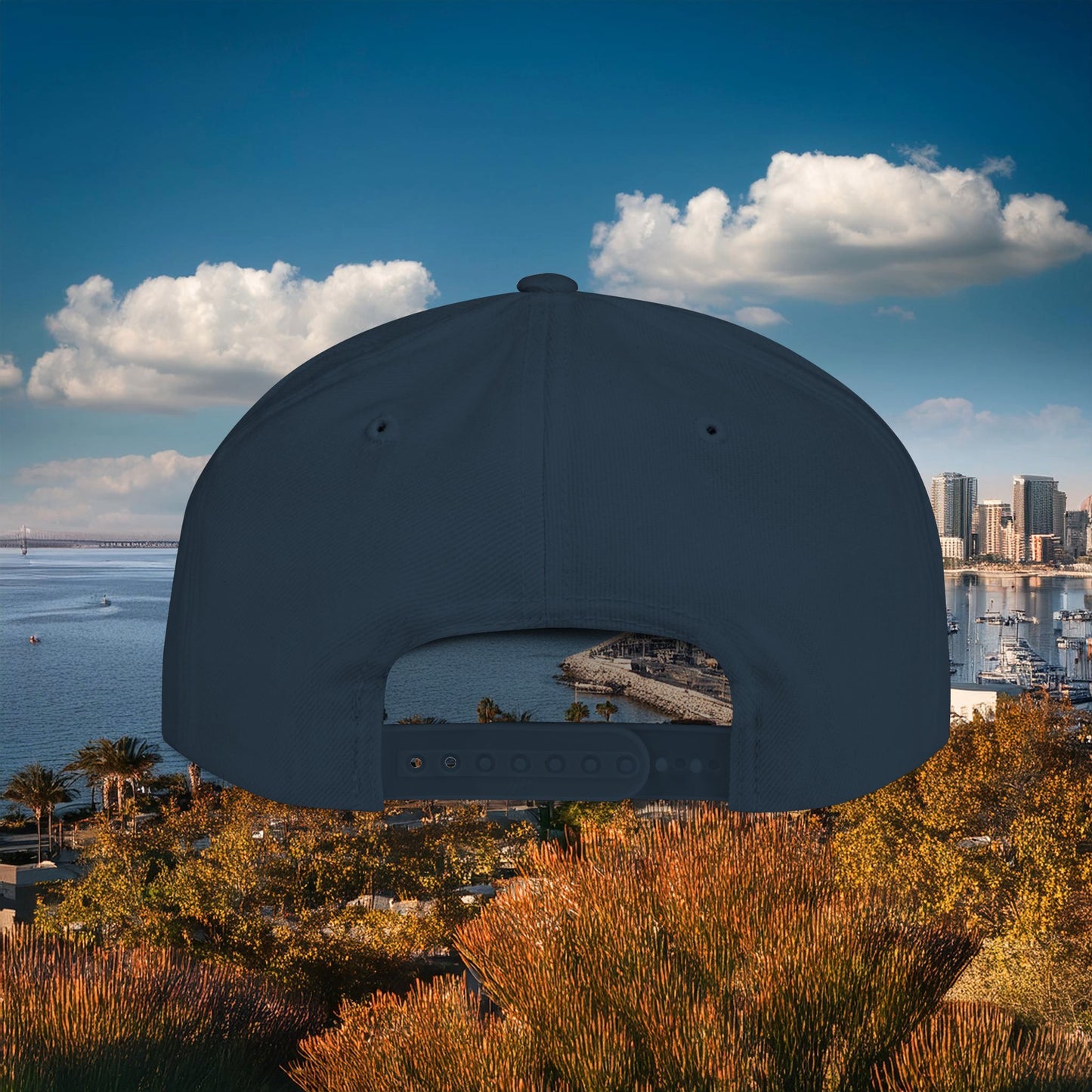 San Diego Baseball Logo Flat Bill Snapback