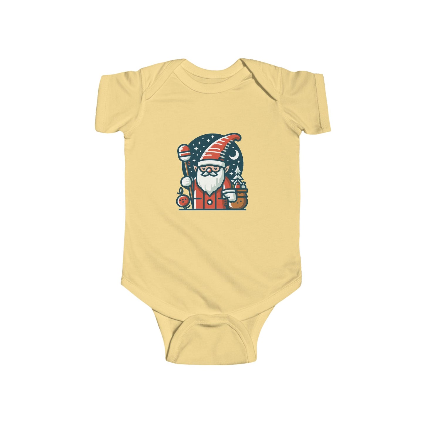 Santa Gnome Infant Bodysuit