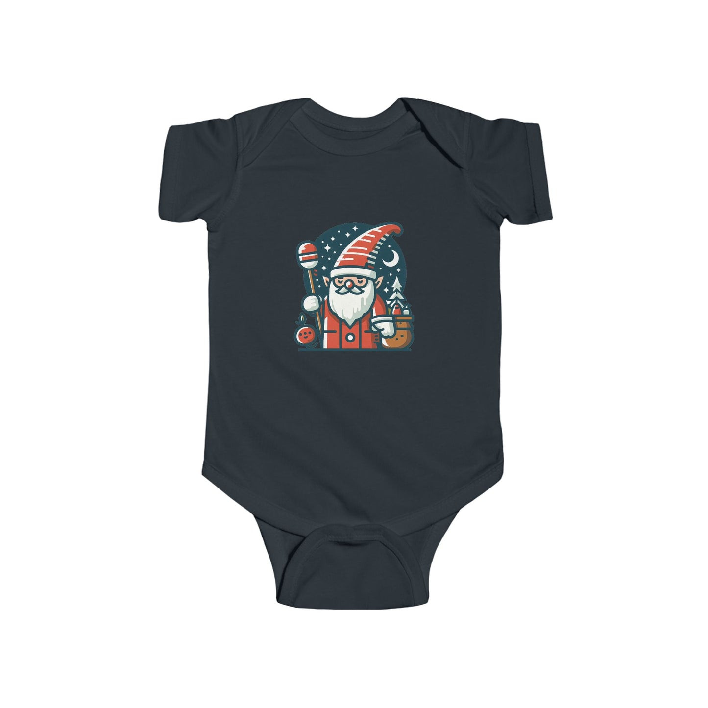 Santa Gnome Infant Bodysuit
