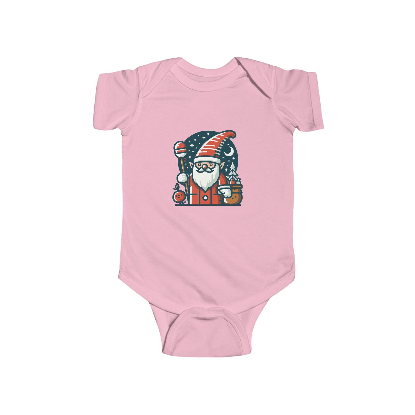 Santa Gnome Infant Bodysuit