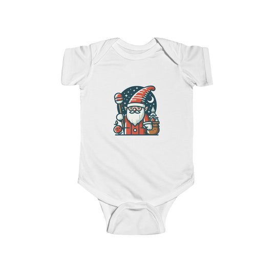 Santa Gnome Infant Bodysuit