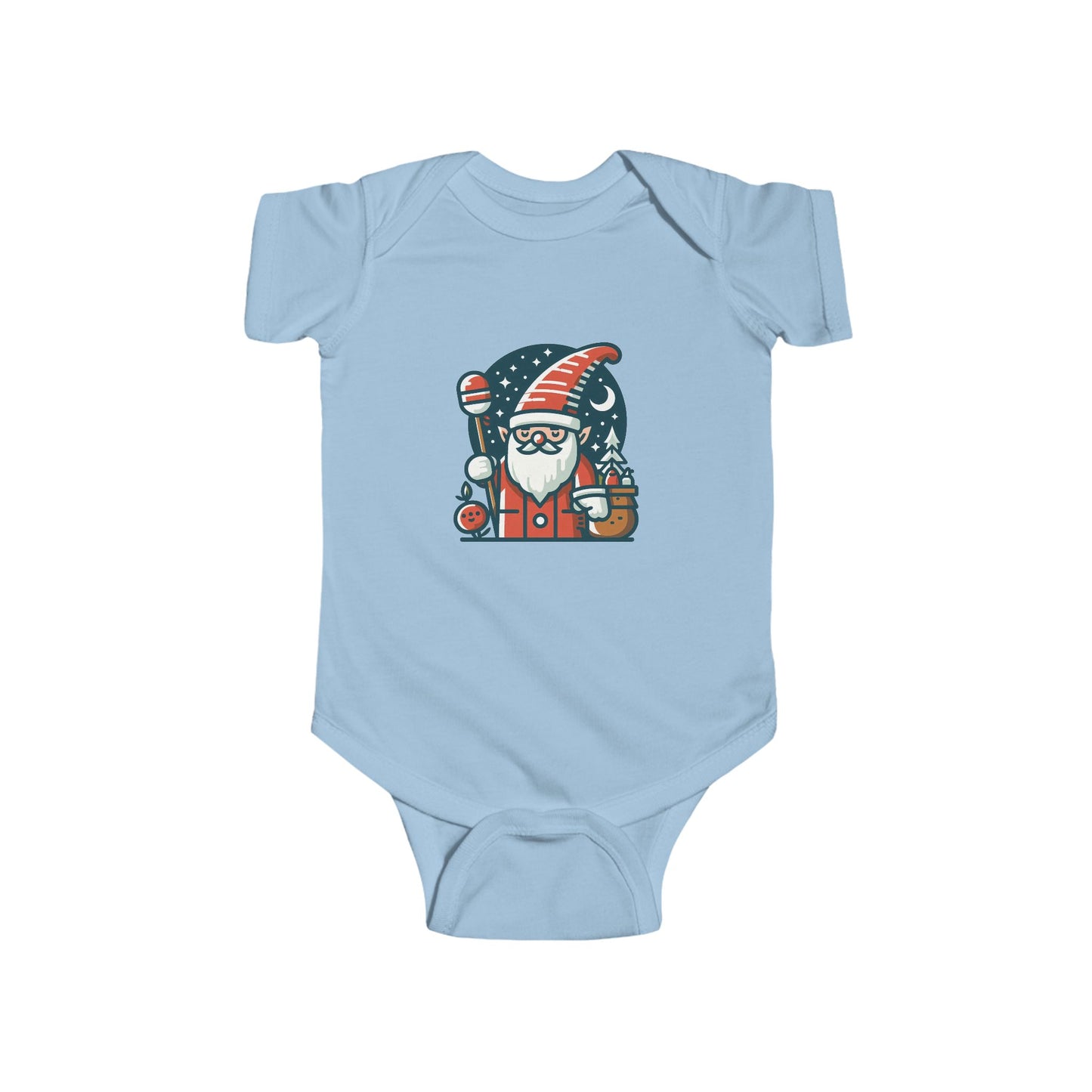 Santa Gnome Infant Bodysuit