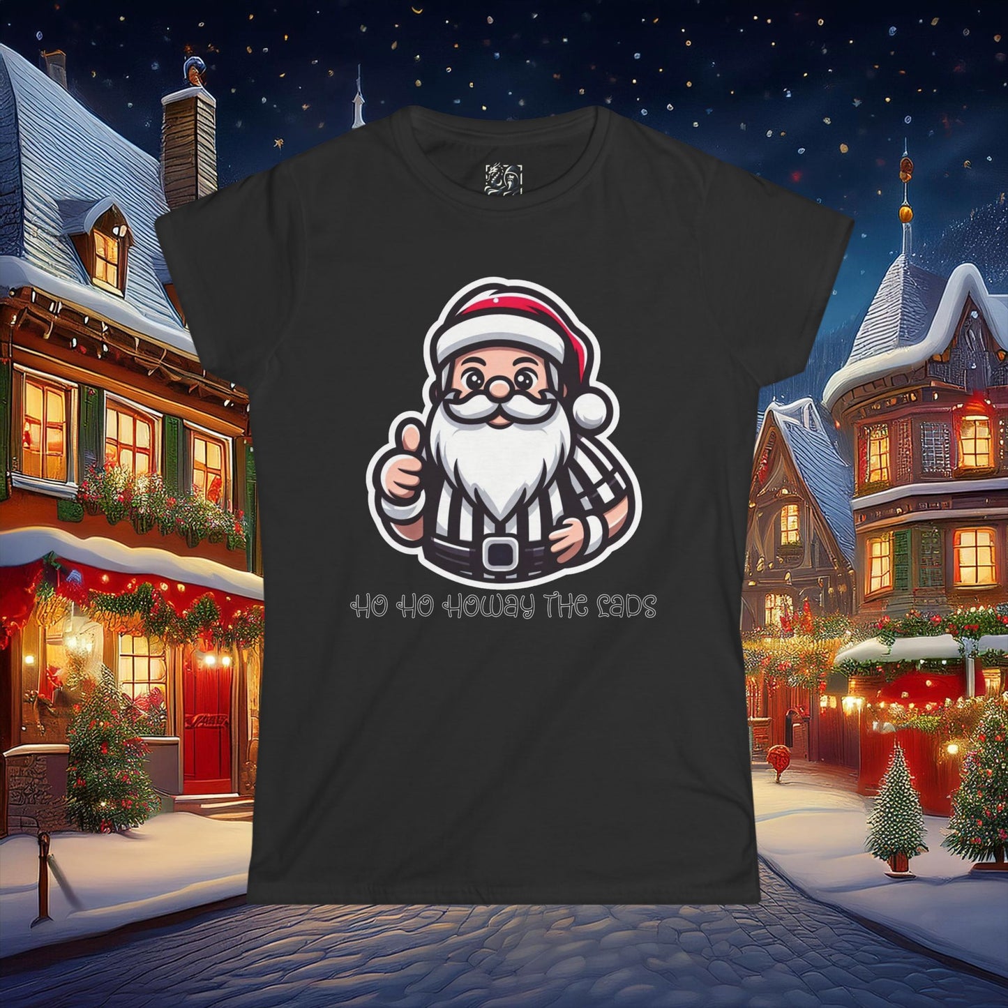 Newcastle United Ho Ho Howay The Lads Women's Tee