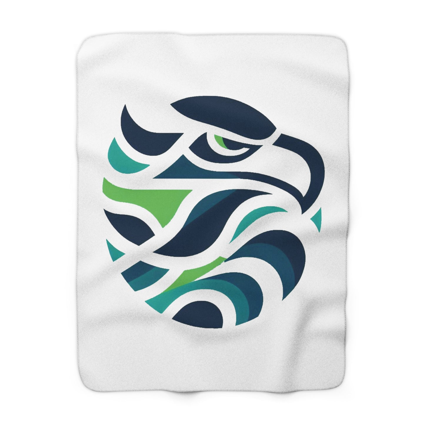 Seattle Football Logo Sherpa Fleece Blanket