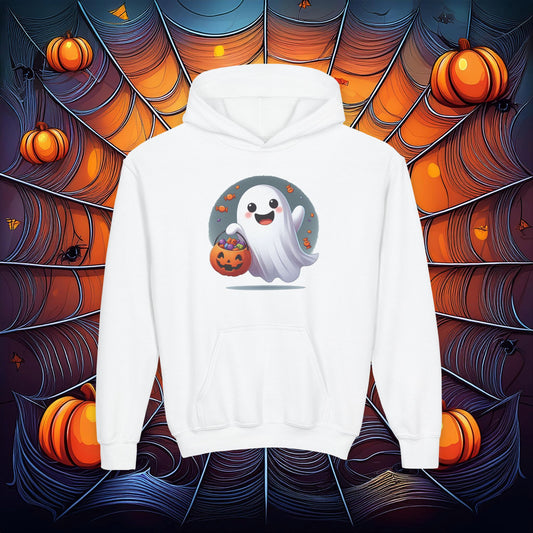 Trick or Treat Ghost Youth Hoodie