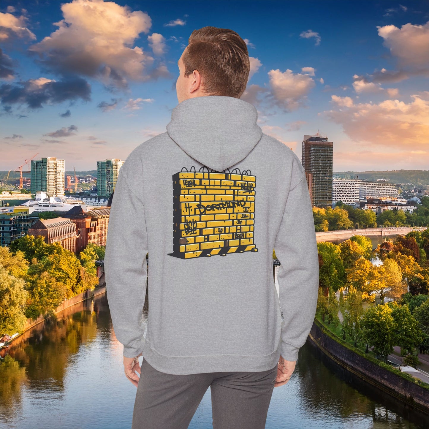 Dortmund Honeycomb Graffiti Hoodie