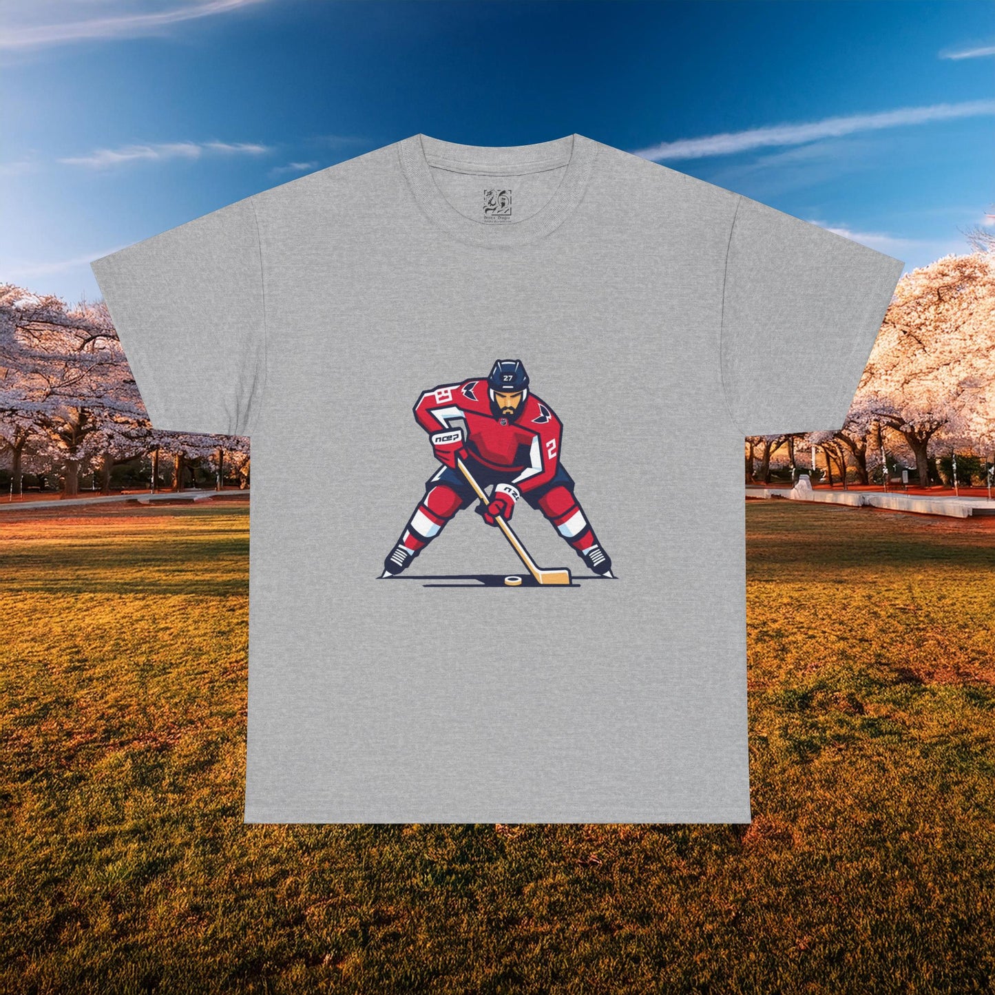 Washington Hockey Player Tee