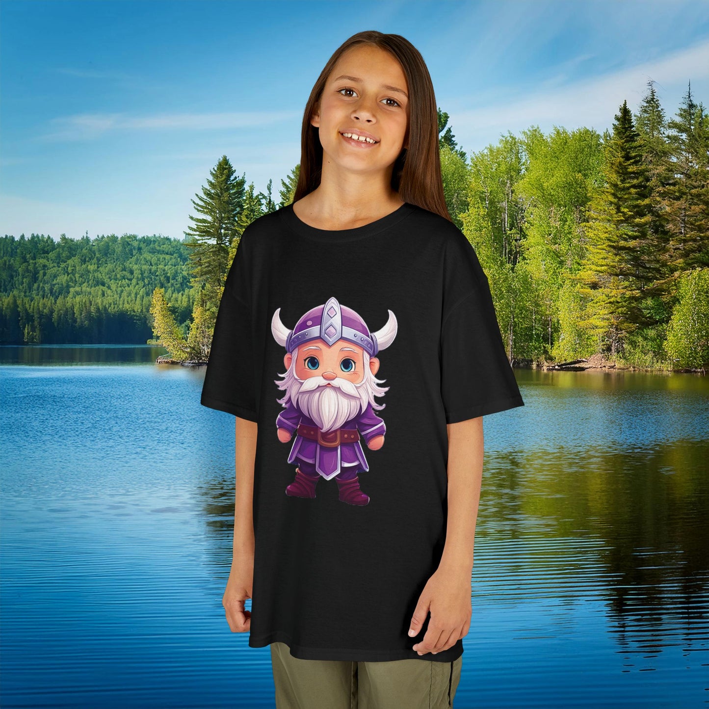 Purple Viking Kids Tee