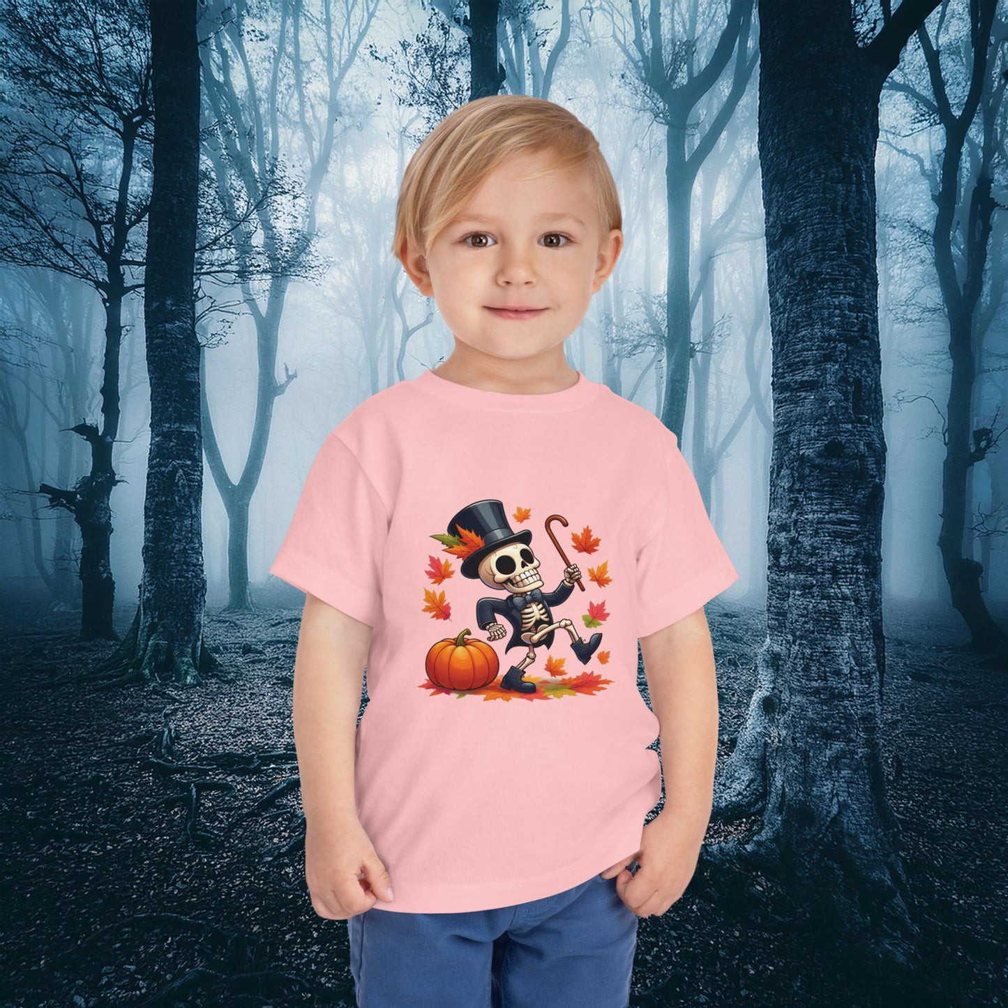 Snazzy Skeleton Toddler Tee