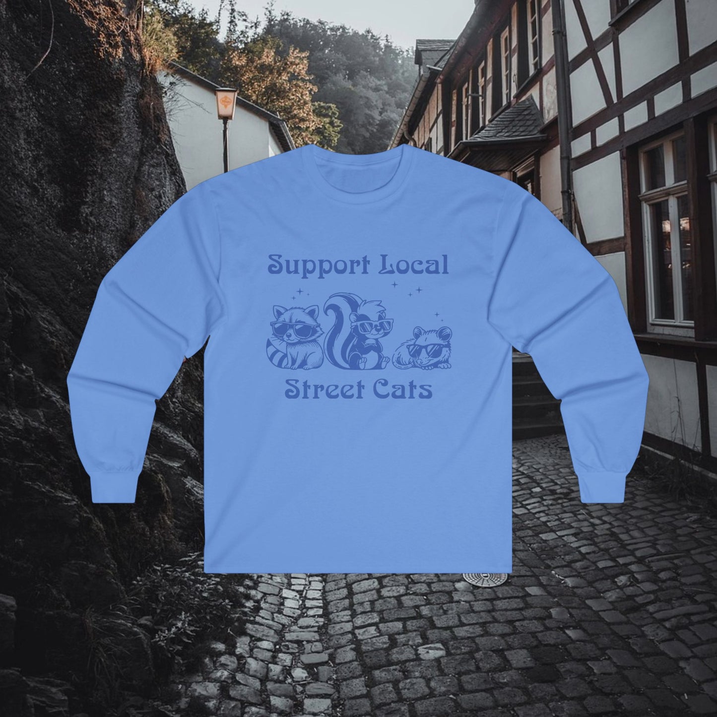 Support Local Street Cats Long Sleeve Tee