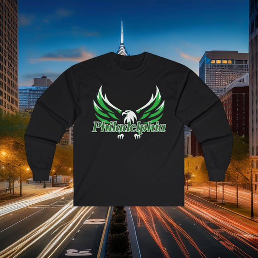 Philadelphia Eagle Logo Long Sleeve Tee