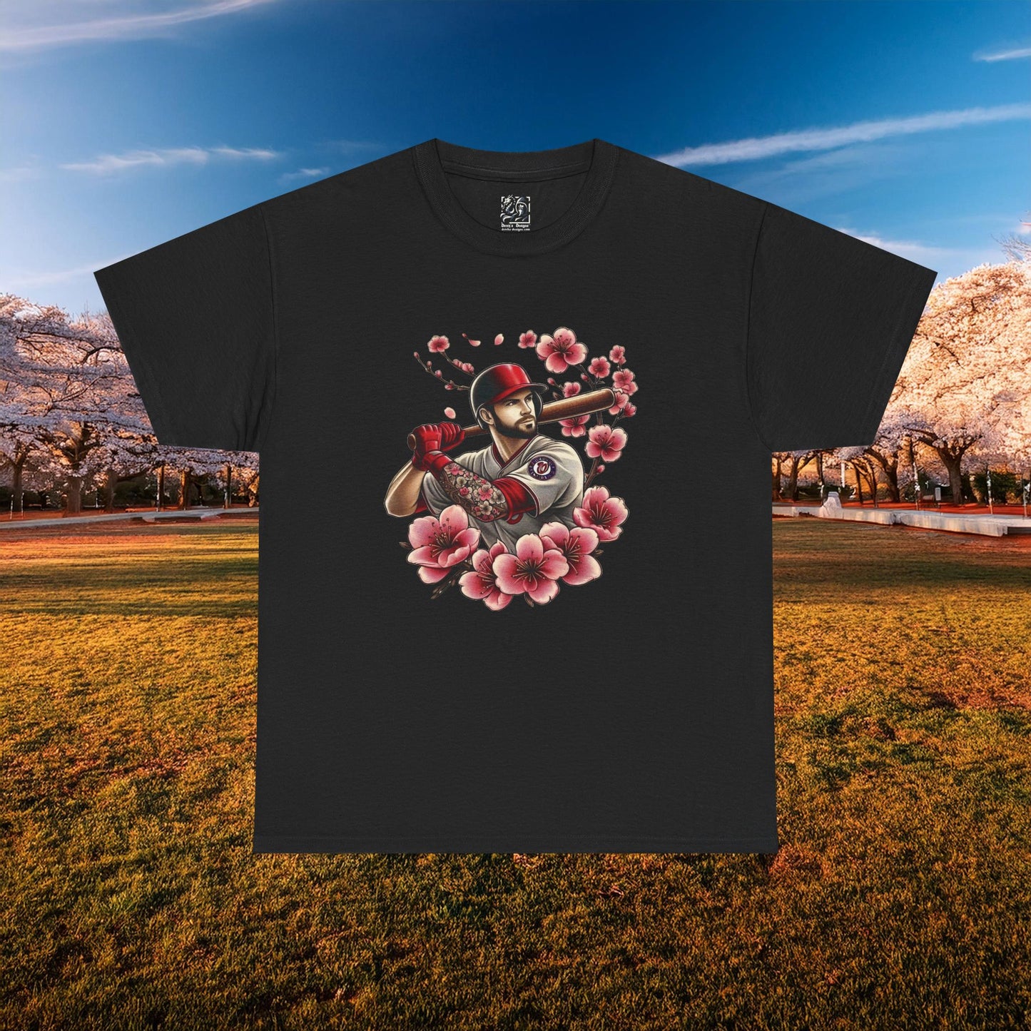 Washington Baseball Cherry Blossom Tee