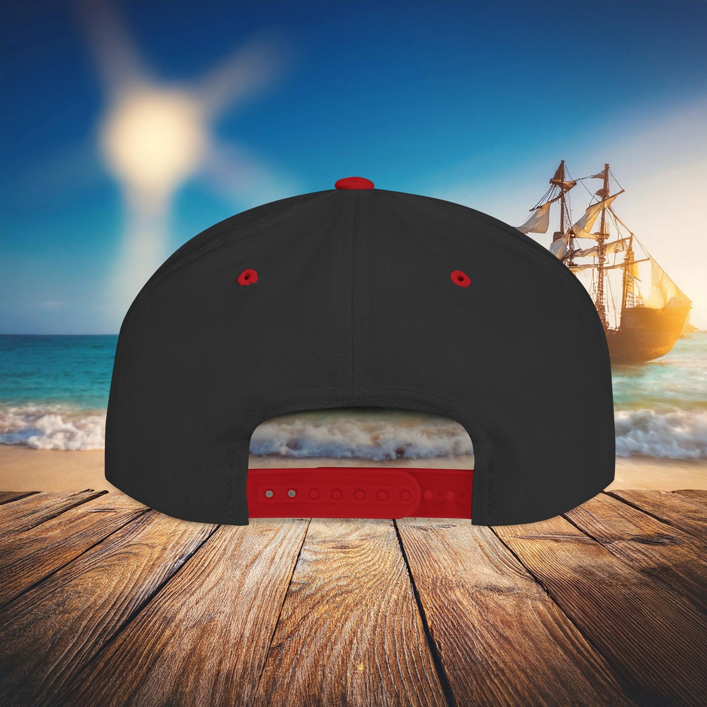 Jolly Roger Flat Bill Snapback