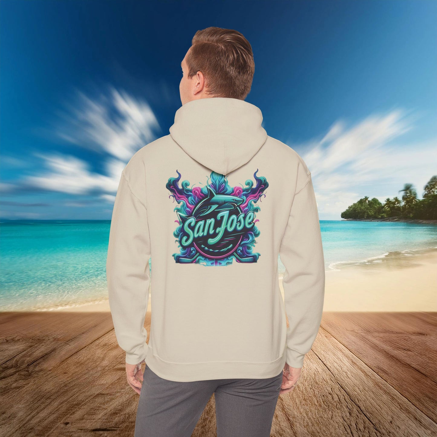 San Jose Hockey Neon Hoodie