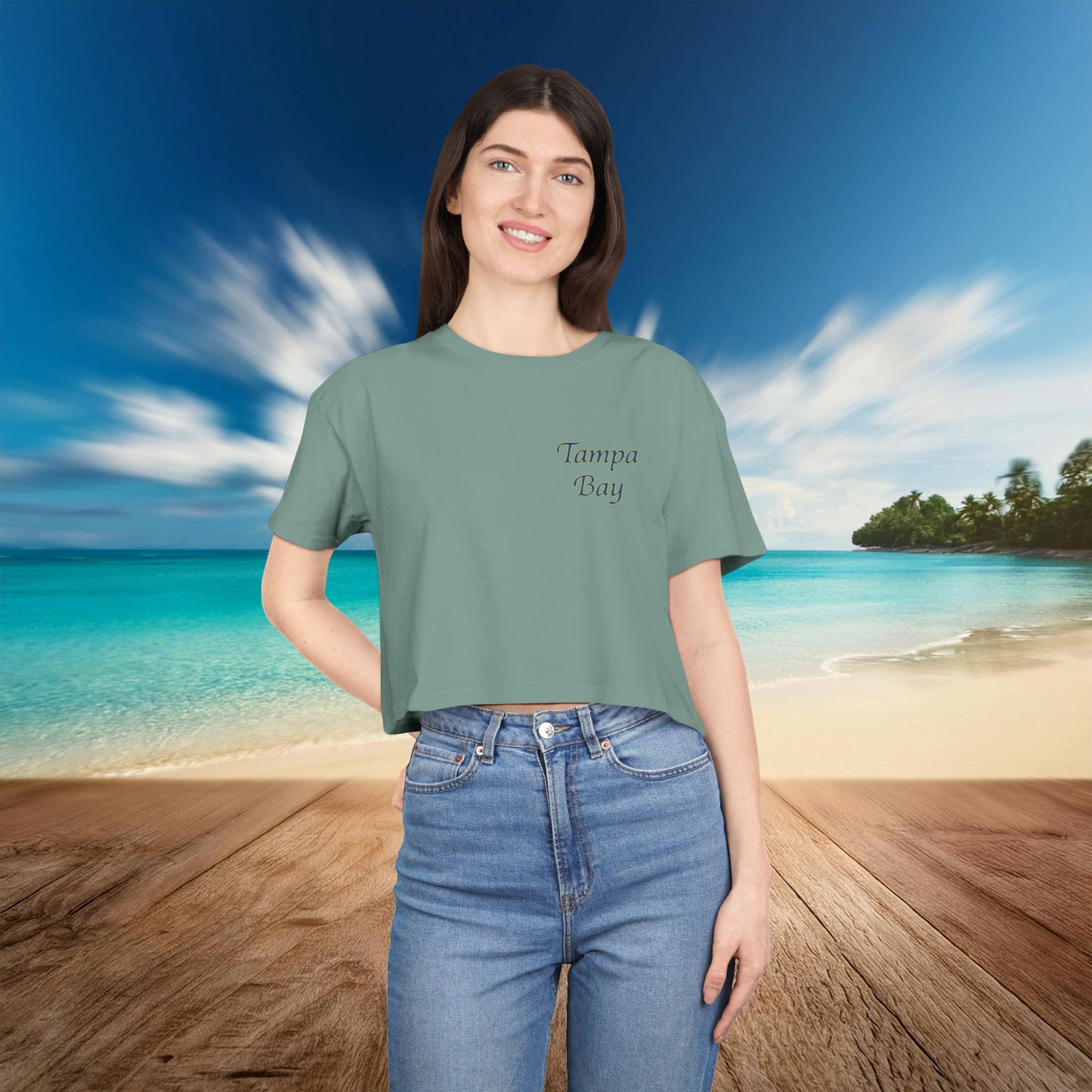 Manta Ray Women's Crop Tee