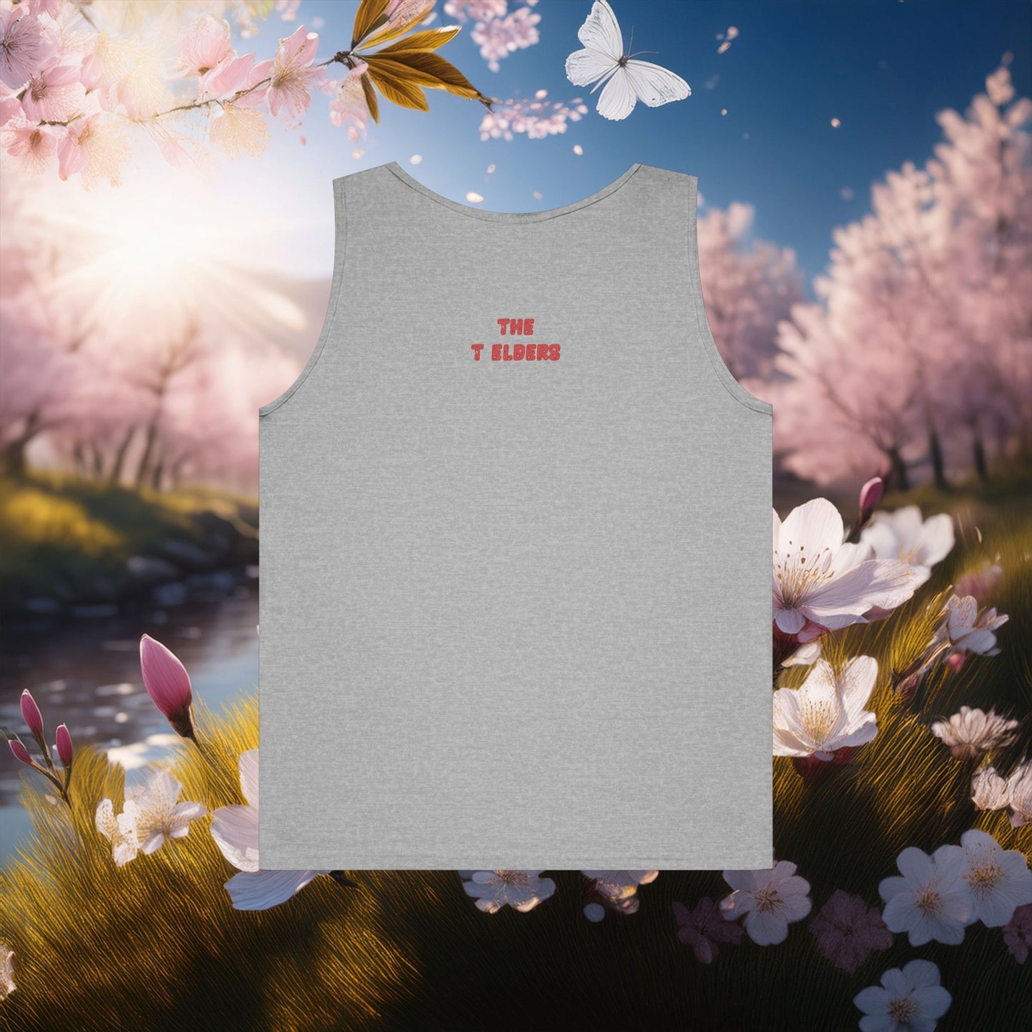 The T Elders Butterfly Unisex Heavy Cotton Tank Top