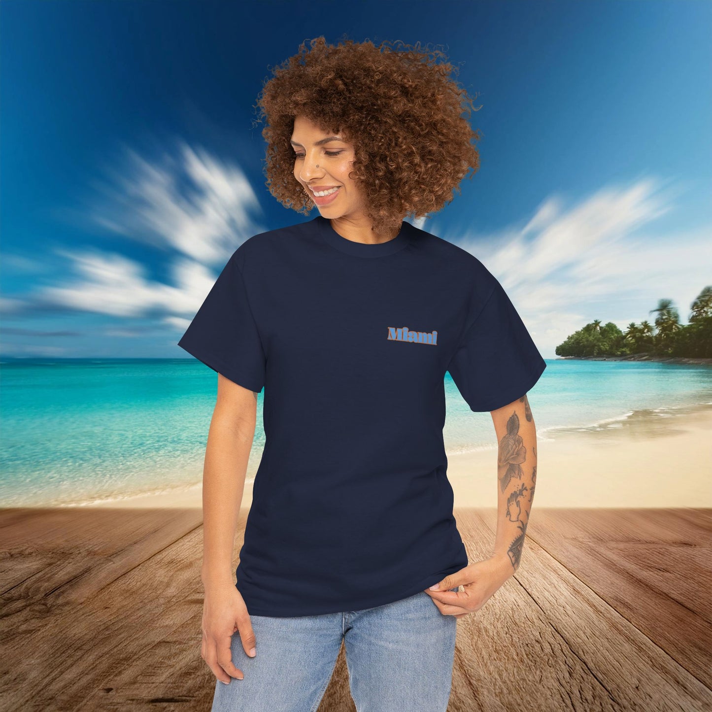 Miami Football Design Tee