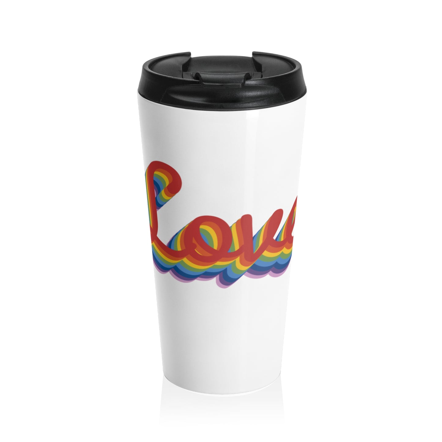 Rainbow Love Travel Mug