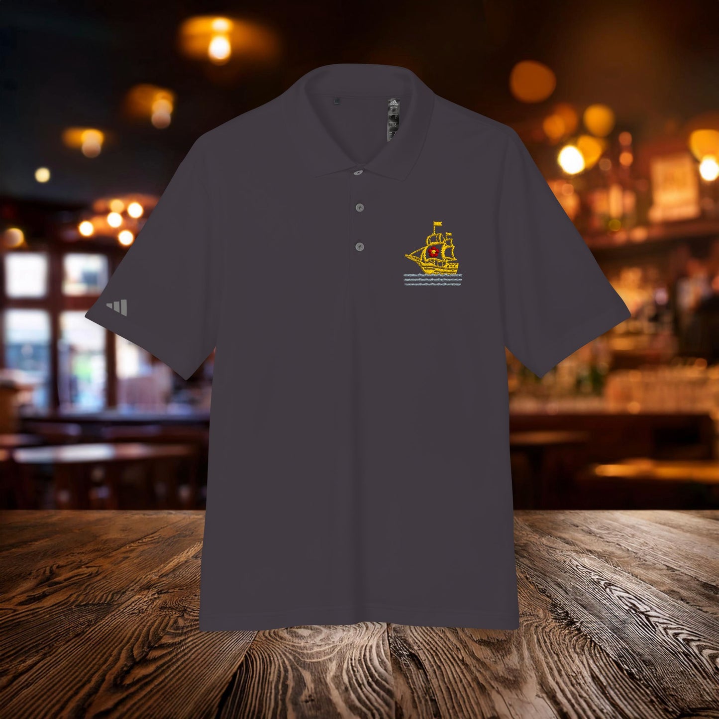 Man City Logo adidas Performance Polo