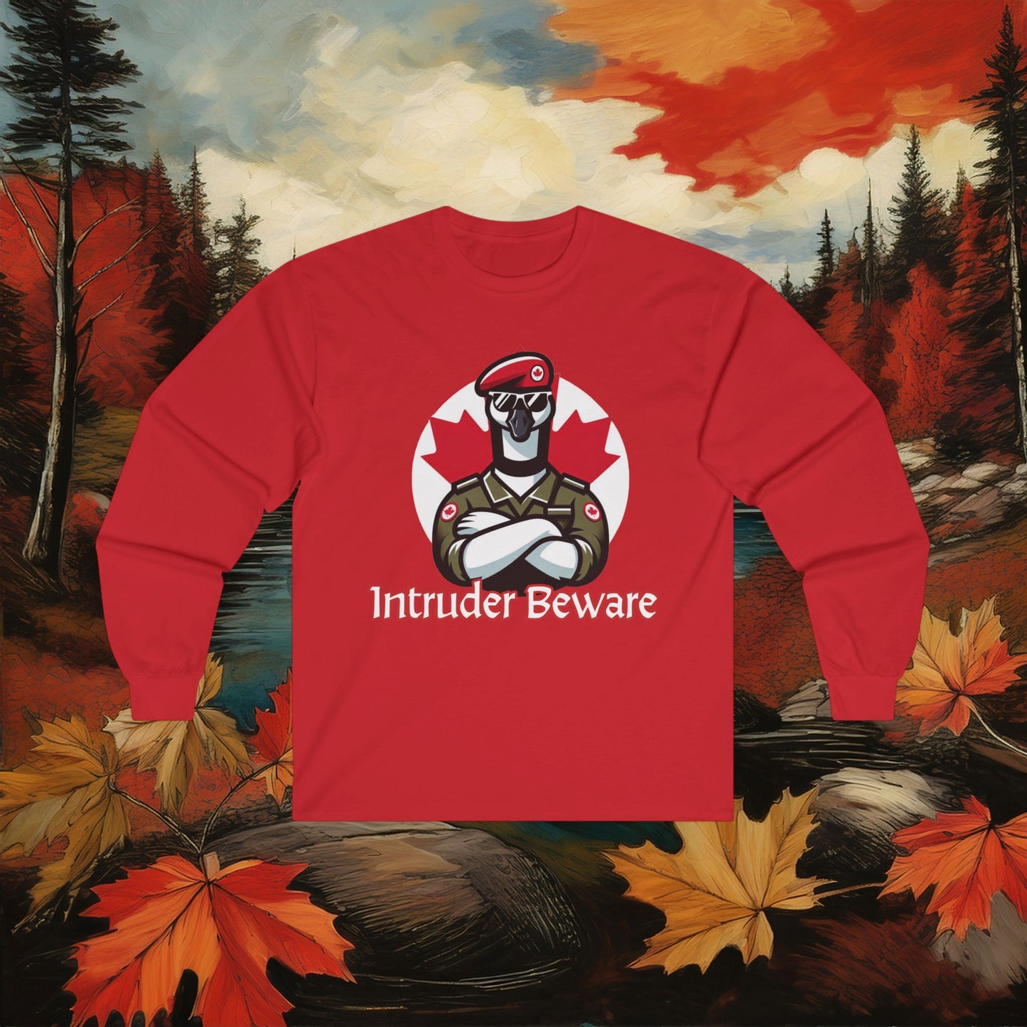 Canadian Goose "Intruder Beware" Long Sleeve Tee