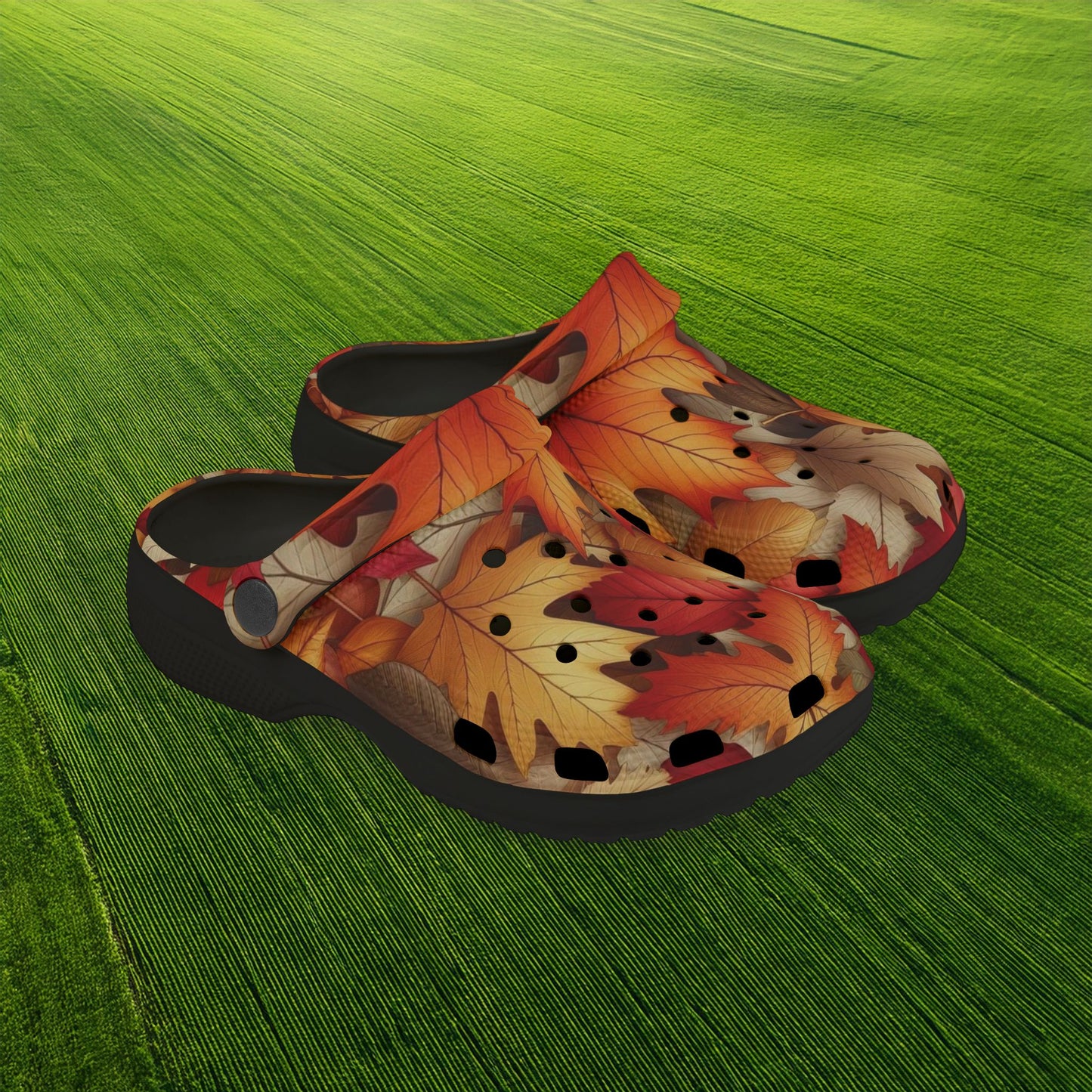 Autumn Leaves Kid's Foam Clogs