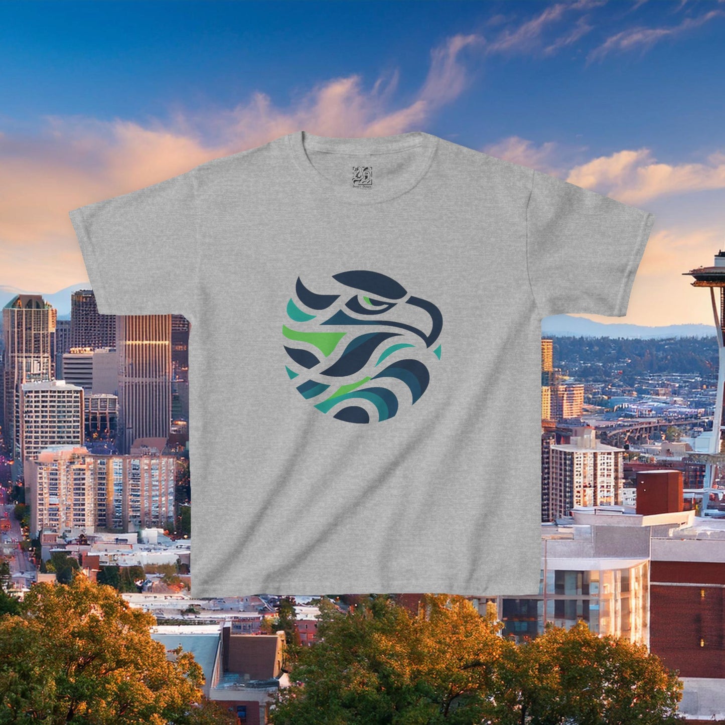 Seattle Football Logo Kids Tee
