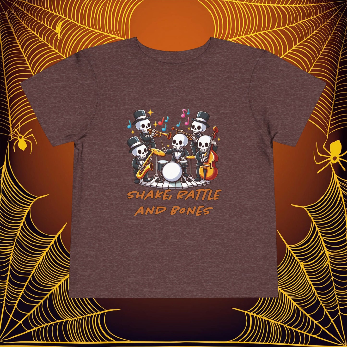 Skeleton Shake, Rattle and Bones Toddler Tee