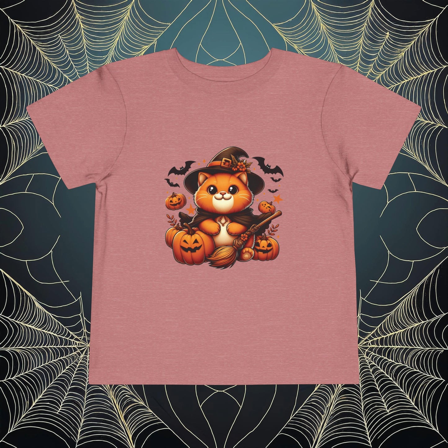 Halloween Cat Toddler Tee
