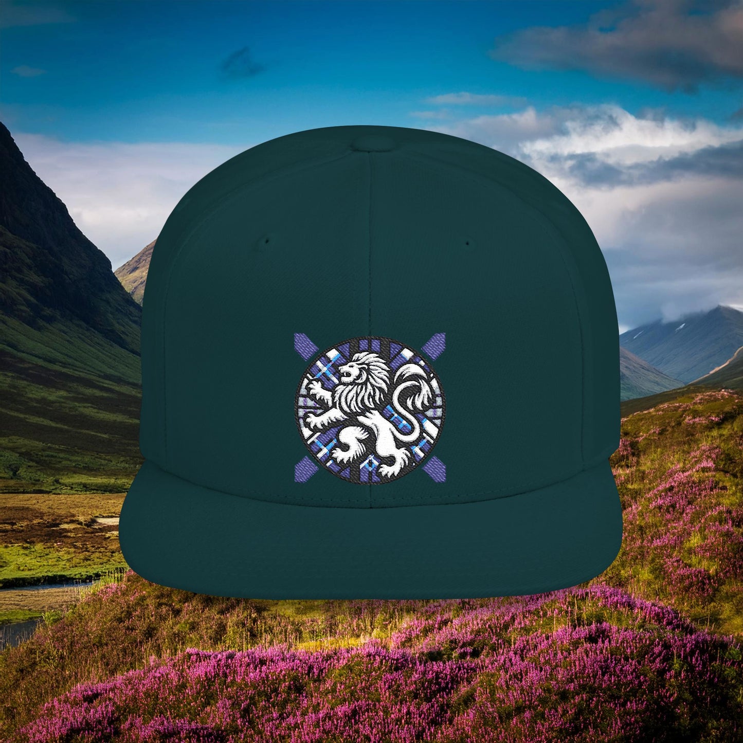 Scotland Rampant Lion Flat Bill Snapback