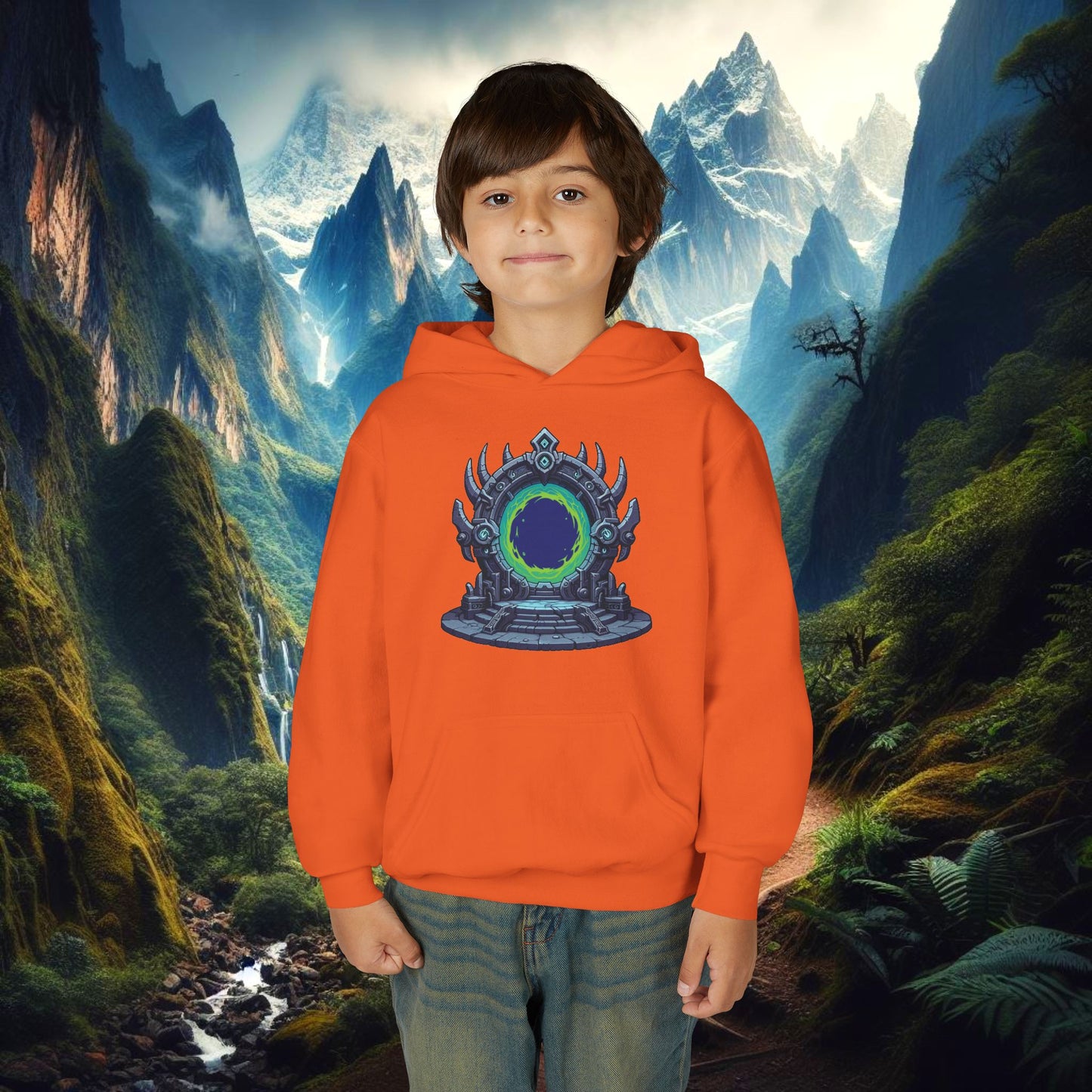 Dark Portal Youth Hoodie