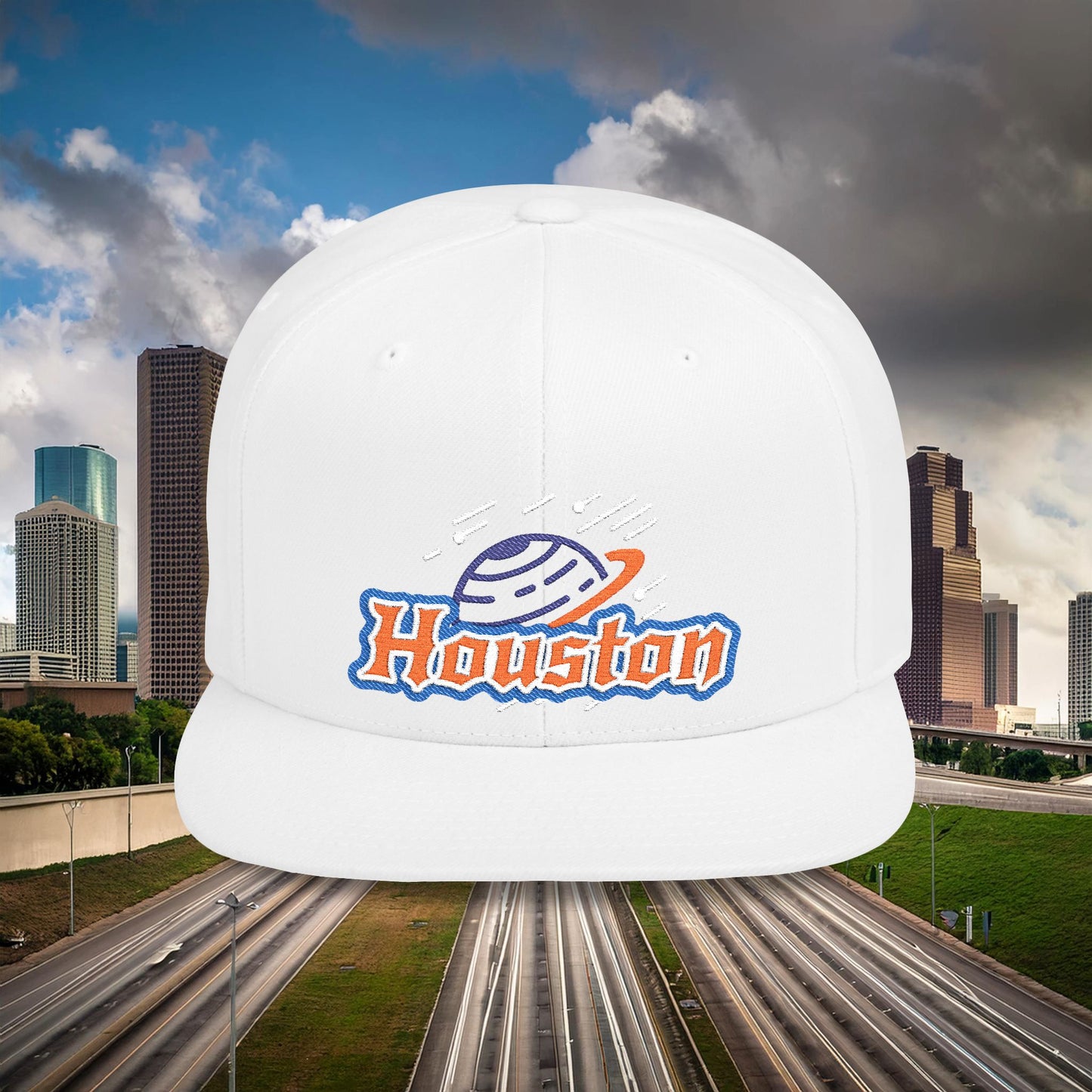 Houston Planetary Flat Bill Snapback