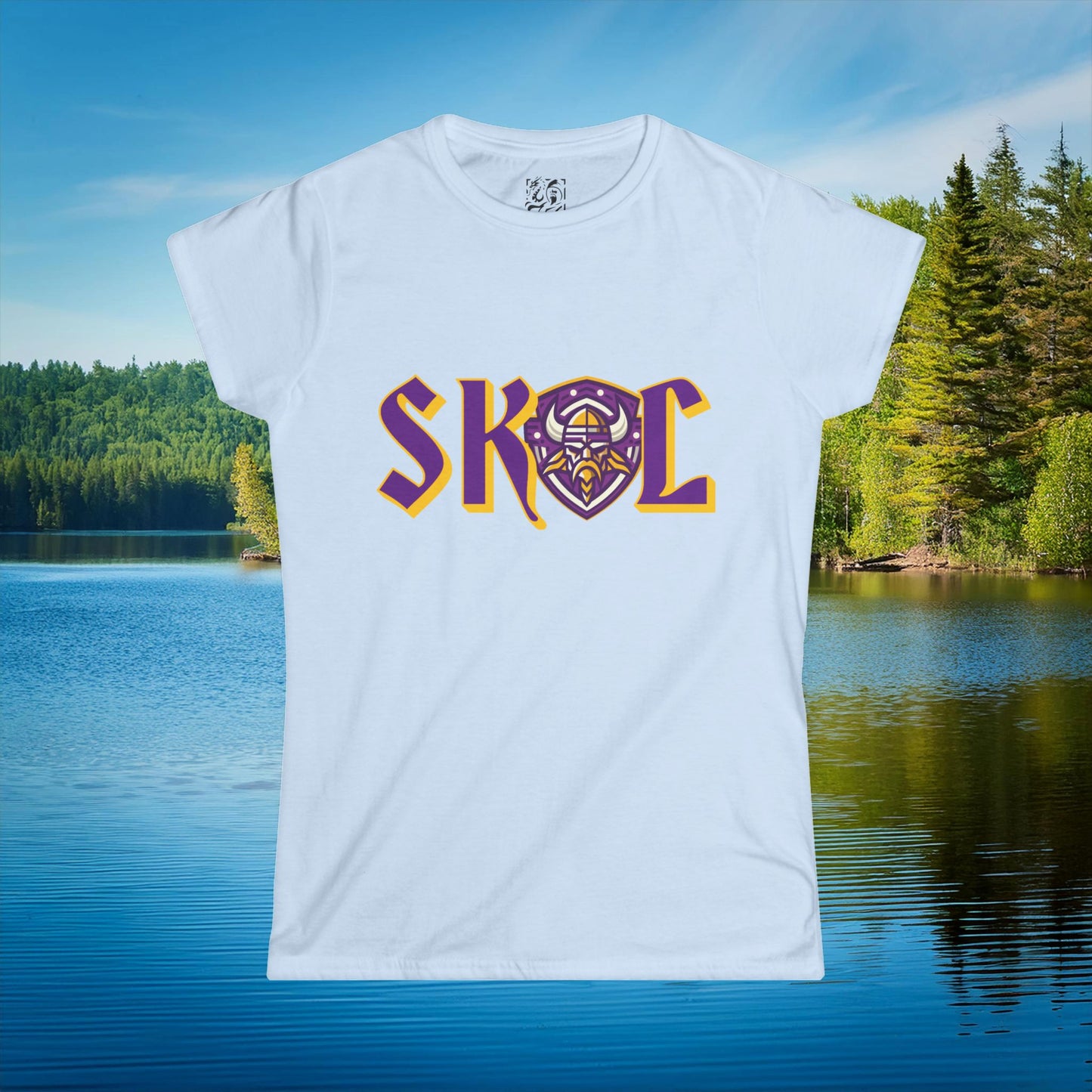 Minnesota Football SKOL Logo Women's Softstyle Tee