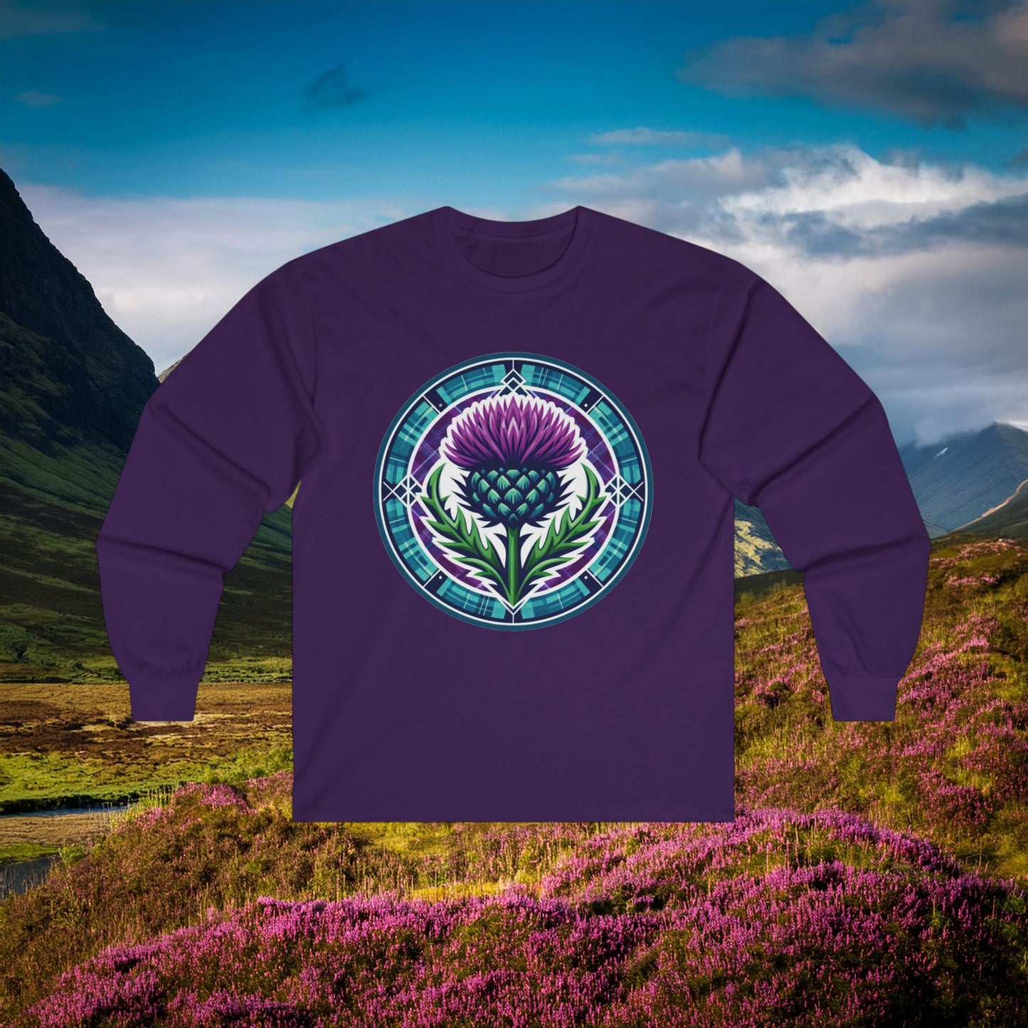 Scottish Thistle Long Sleeve Tee