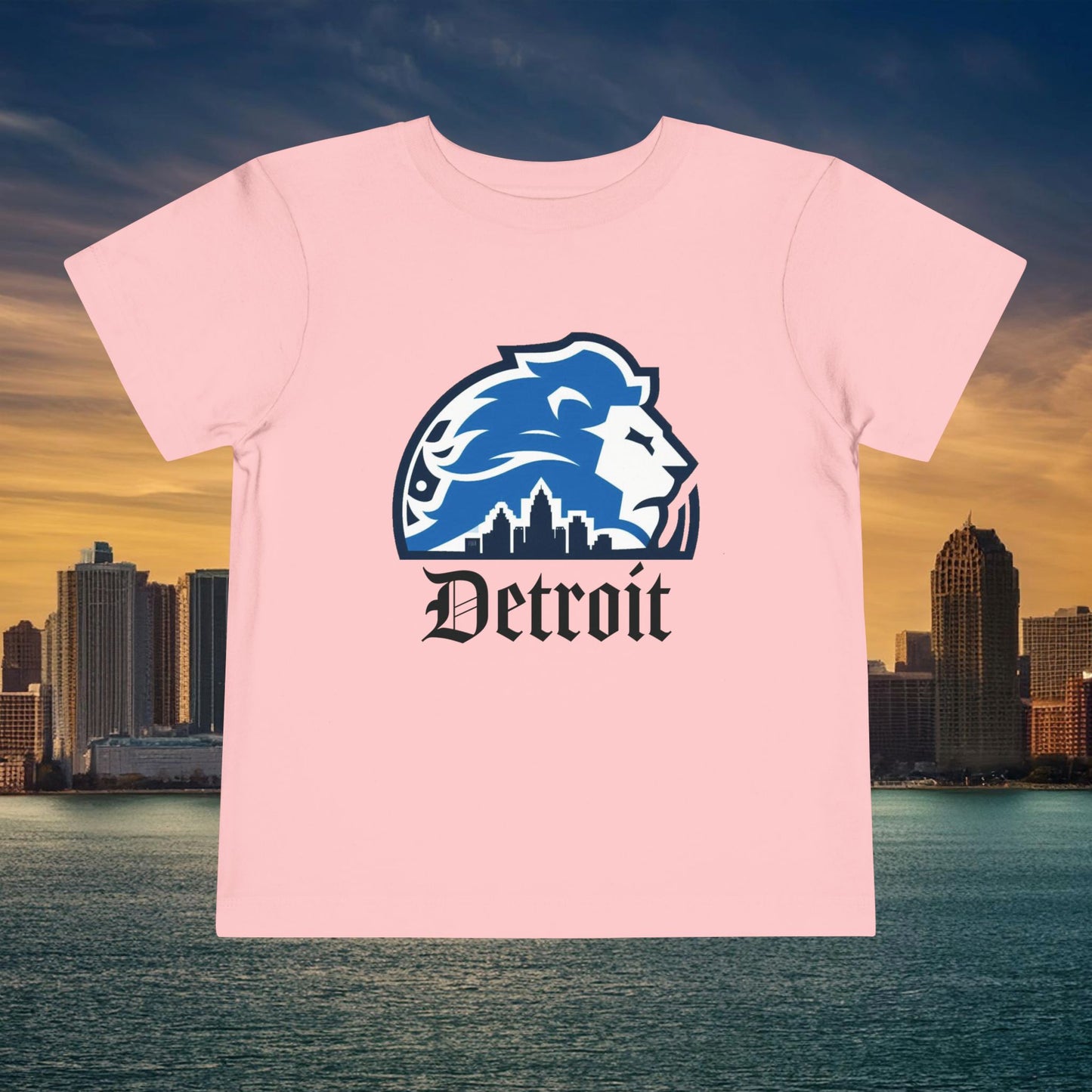 Detroit Football Skyline Toddler Tee
